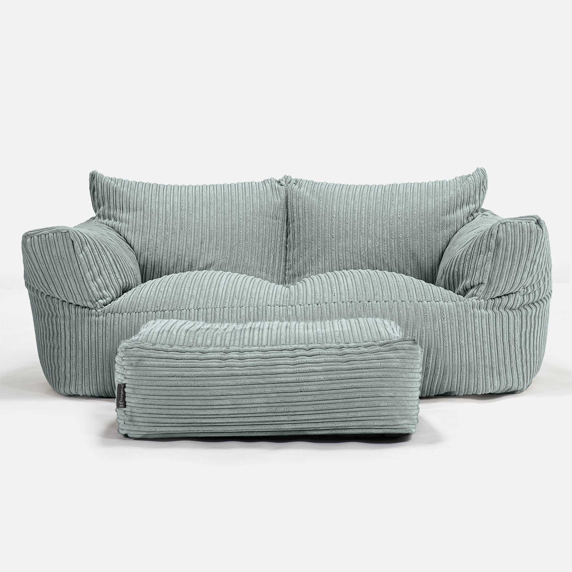 Josephine Sitzsack Sofa - Cord Mintgrün - Image 2