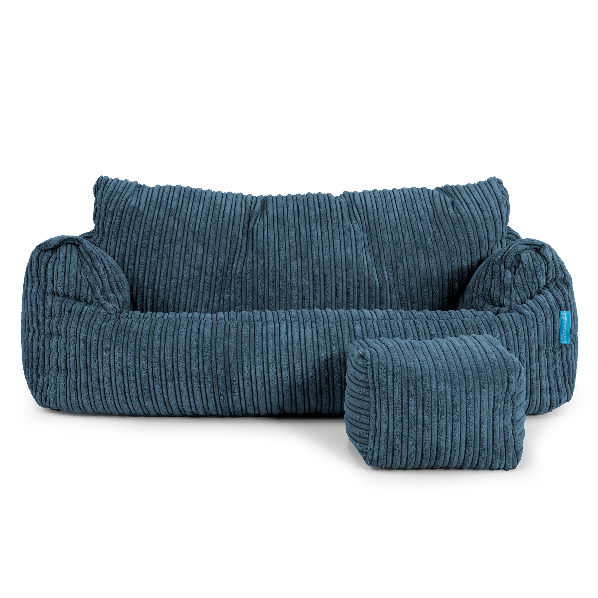 Josephine Sitzsack Sofa für Kinder 1-5 Jahre - Cord Marineblau - Image 2