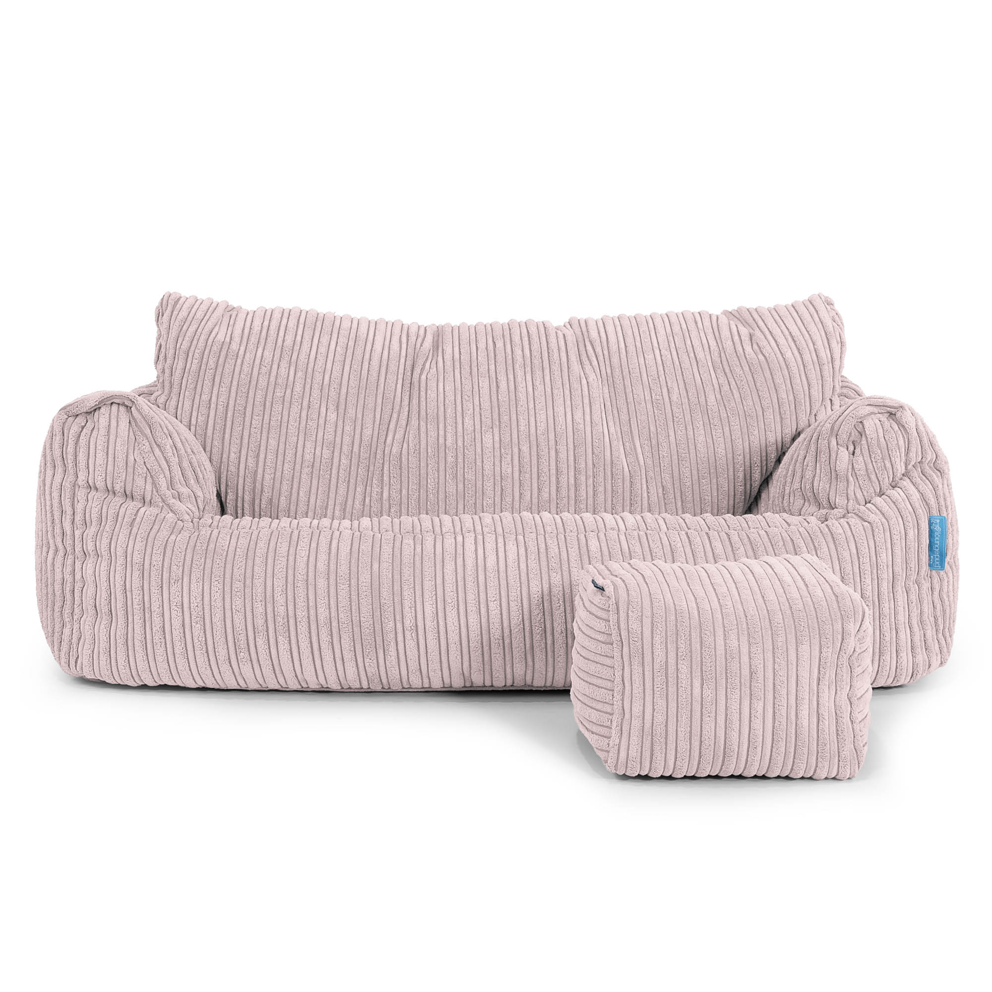 Josephine Sitzsack Sofa für Kinder 1-5 Jahre - Cord Rosa - Image 2