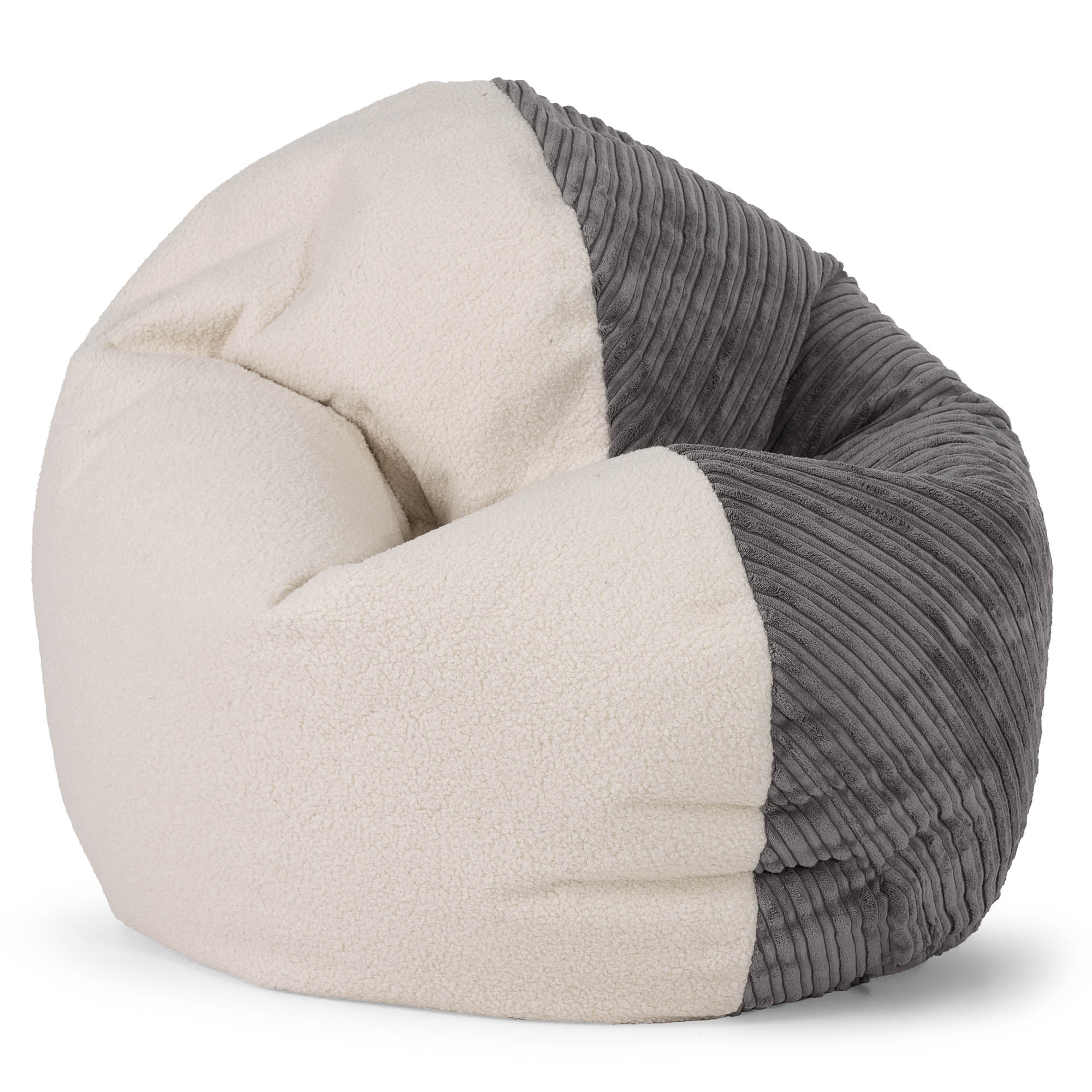 Junior Flexiforma Kinder Sitzsackstuhl 2-14 Jahre Ersatz Bezug - Bouclé & Cord - Image 3