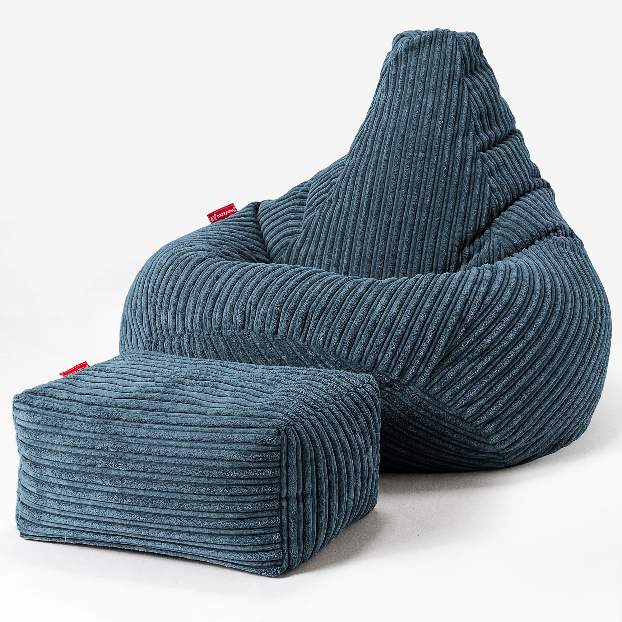 Kinder Gaming Sitzsack 6-14 Jahre - Cord Marineblau - Image 2