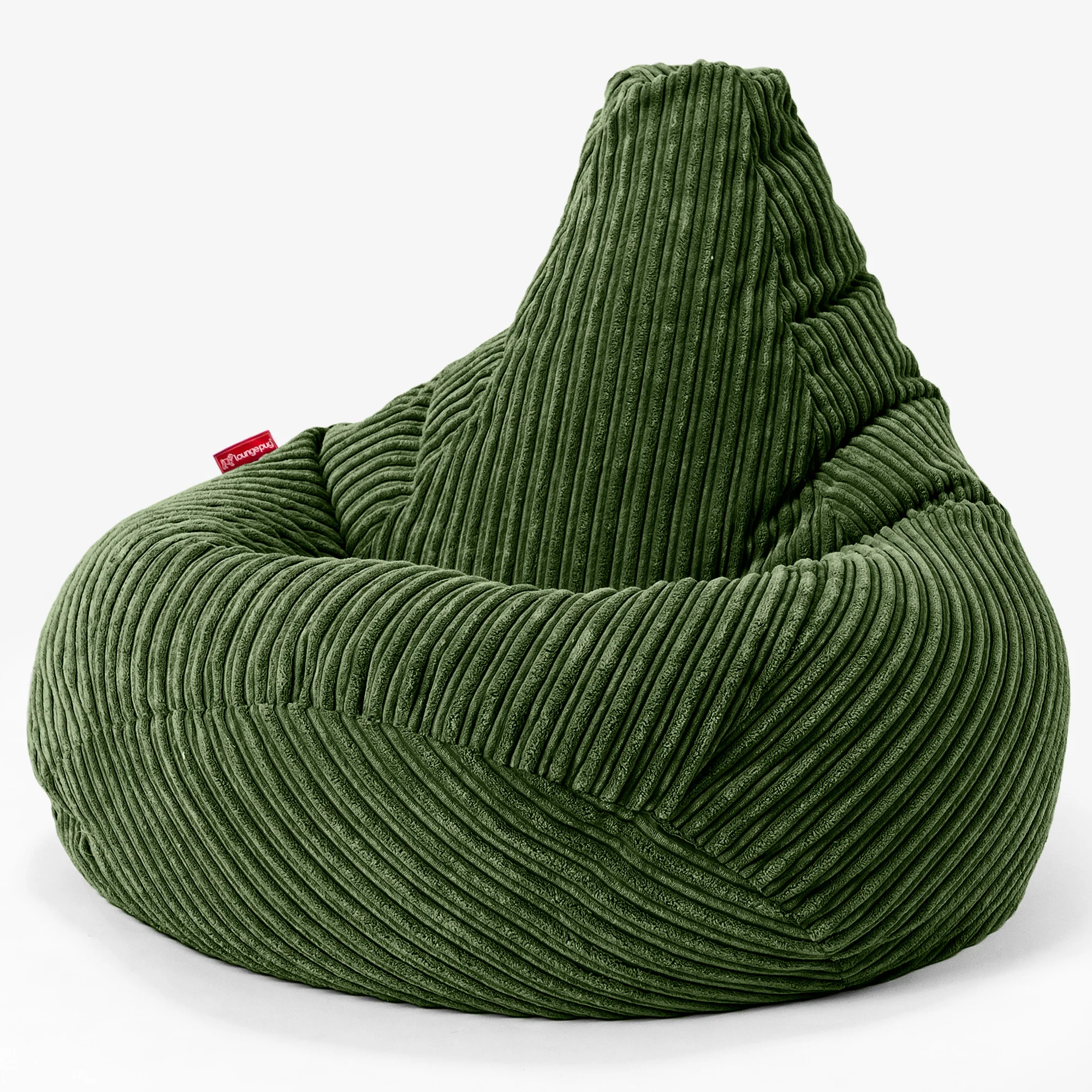 Kinder Gaming Sitzsack 6-14 Jahre - Cord Nadelwaldgrün - Image 2