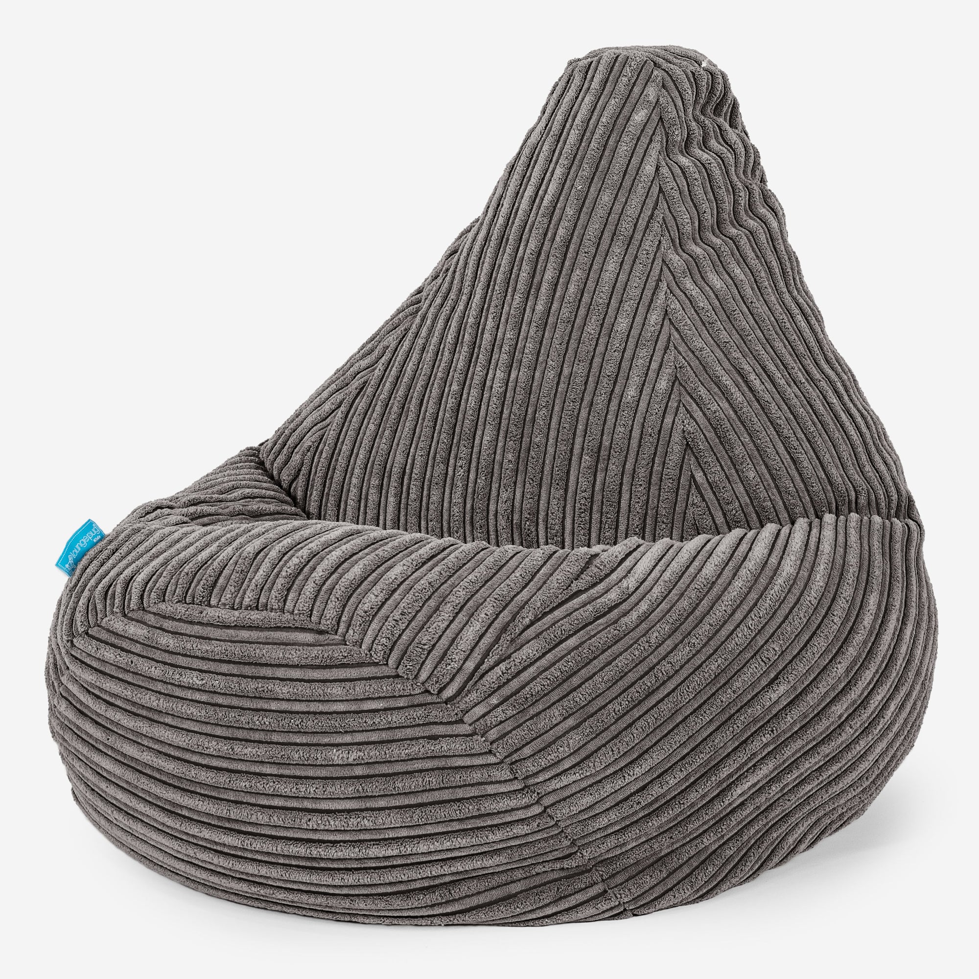 Kinder Gaming Sitzsack Sessel 1-5 Jahre - Cord Graphitgrau - Image 2