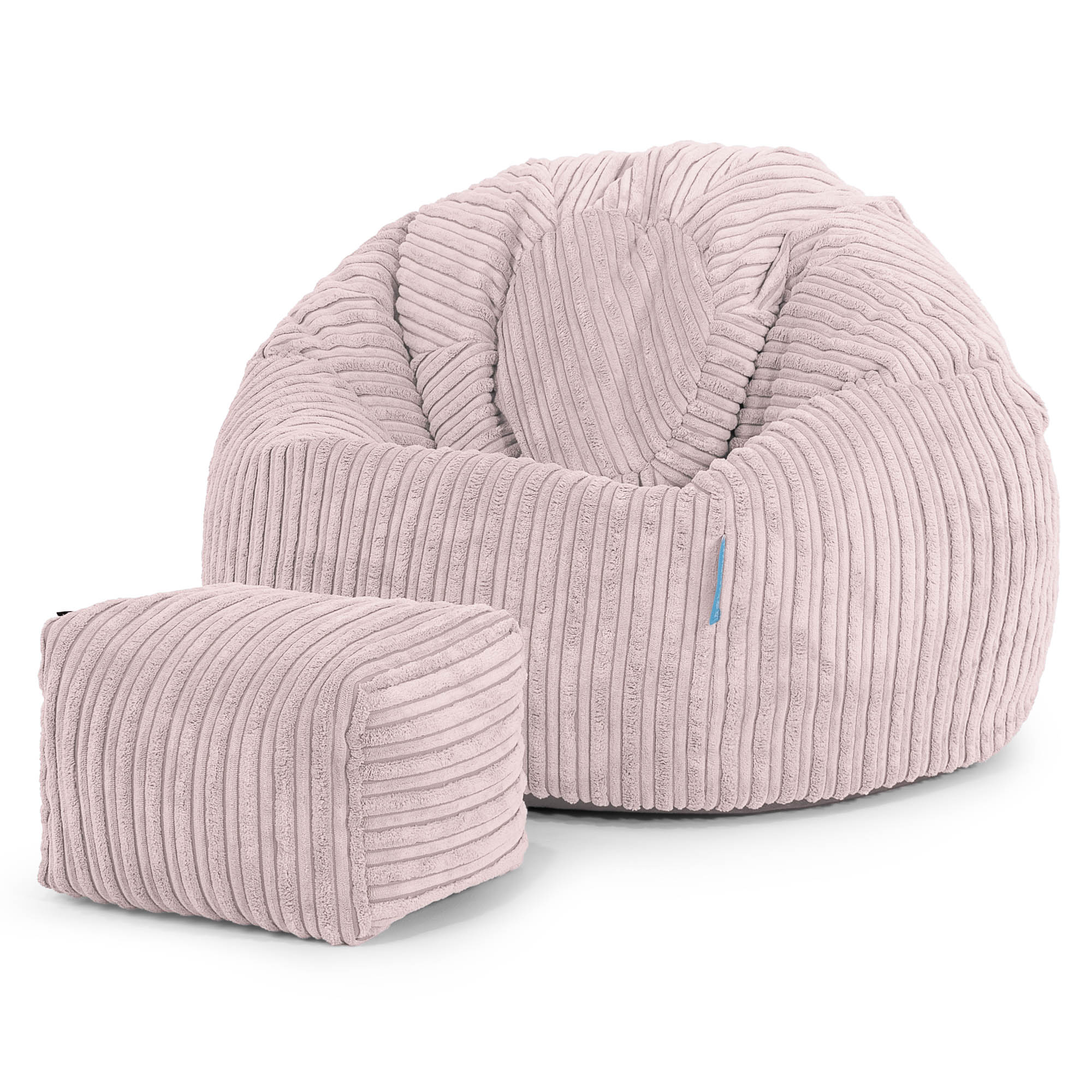 Klassicher Kindersessel Sitzsack 1-5 jahren - Cord Rosa - Image 2