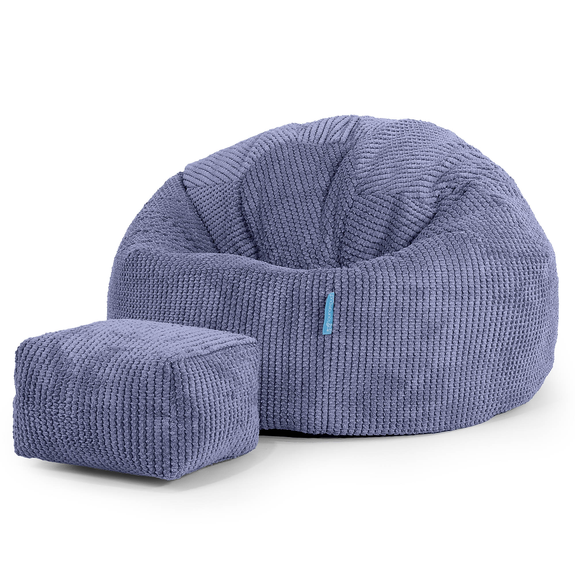 Klassicher Kindersessel Sitzsack 1-5 jahren - Pom-Pom Lila - Image 2