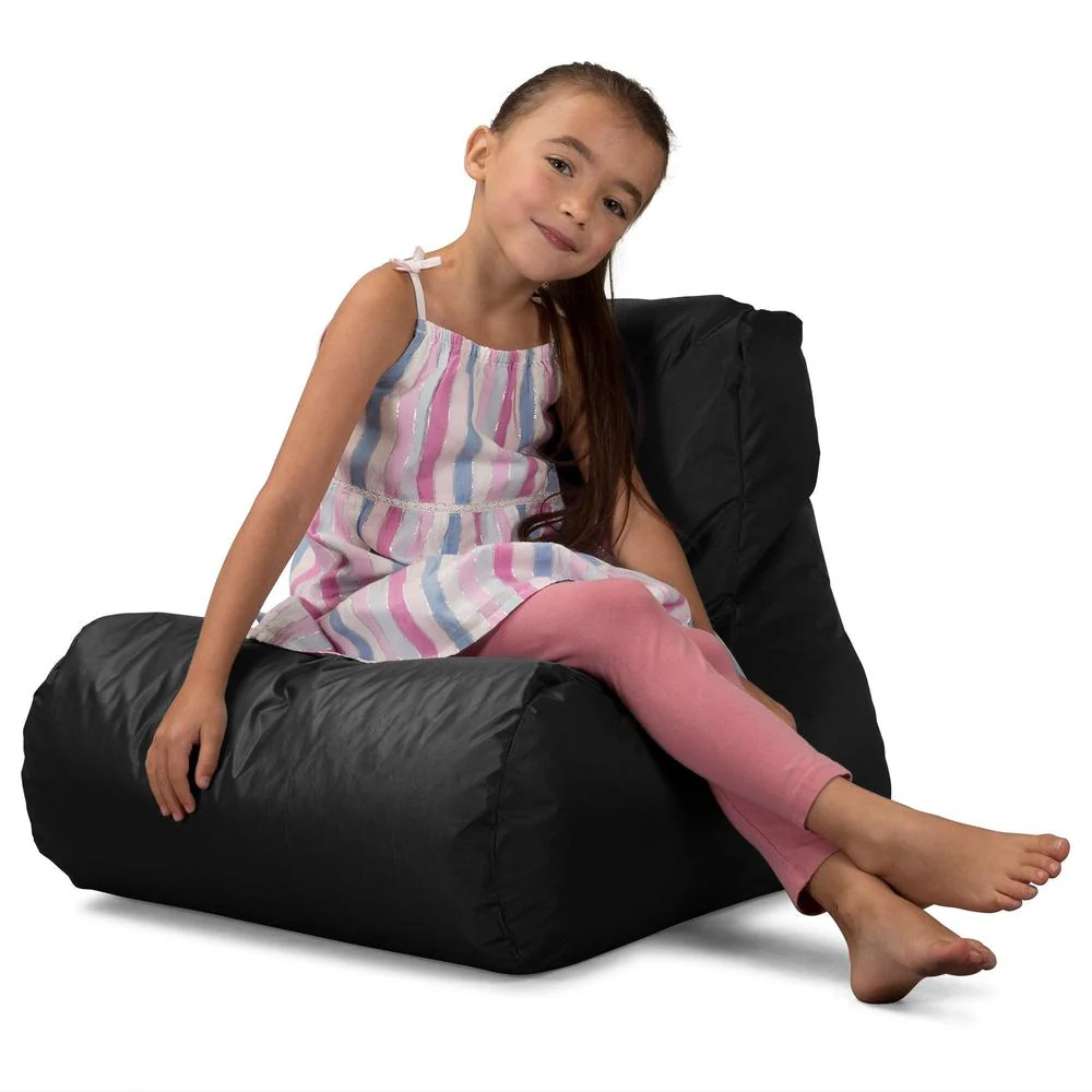 Kinder Lounge Sitzsack 2-6 jahren - SmartCanvas™ Schwarz - Image 3