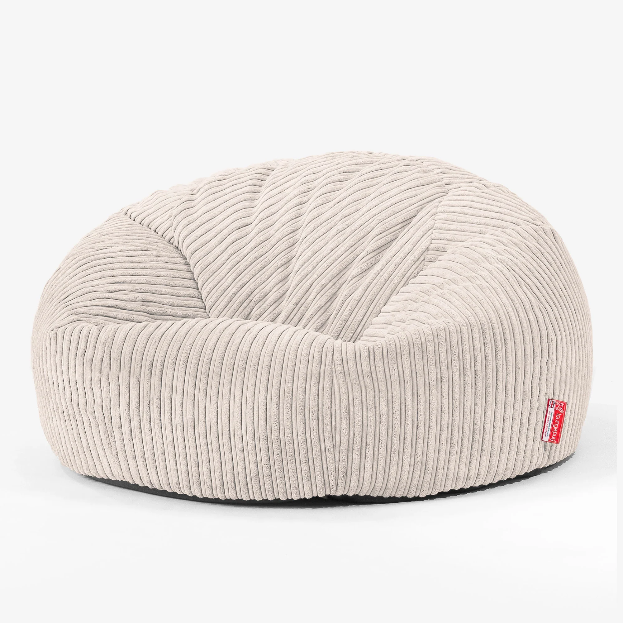 Kinder Sitzsack Sofa 6-14 Jahre - Cord Elfenbein - Image 2