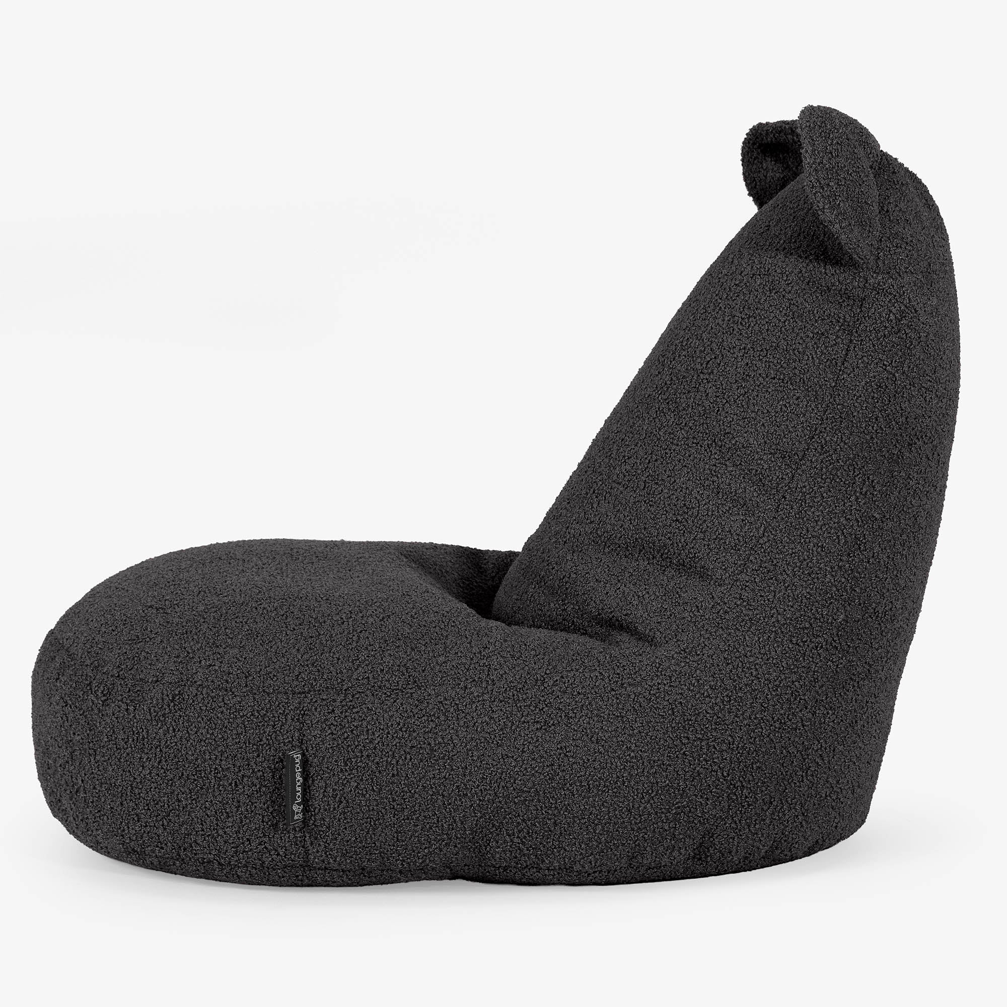 Kindersitzsack Tierform Bär 2-6 Jahre - Bouclé Graphitgrau - Image 2