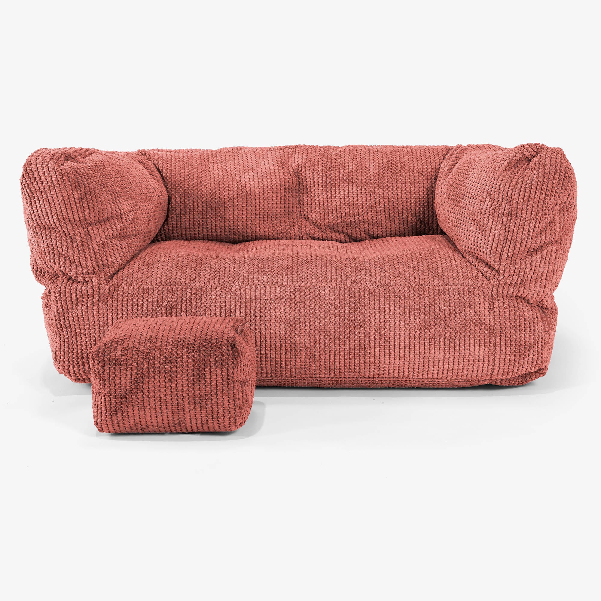 Kindersofa Albert 2-6 jahren - Pom-Pom Kürbisorange - Image 2