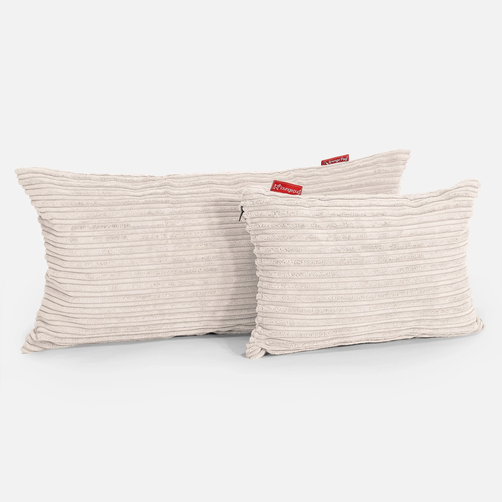Dekokissen / Sofa Kissenbezug 35 x 50cm - Cord Elfenbein - Image 3