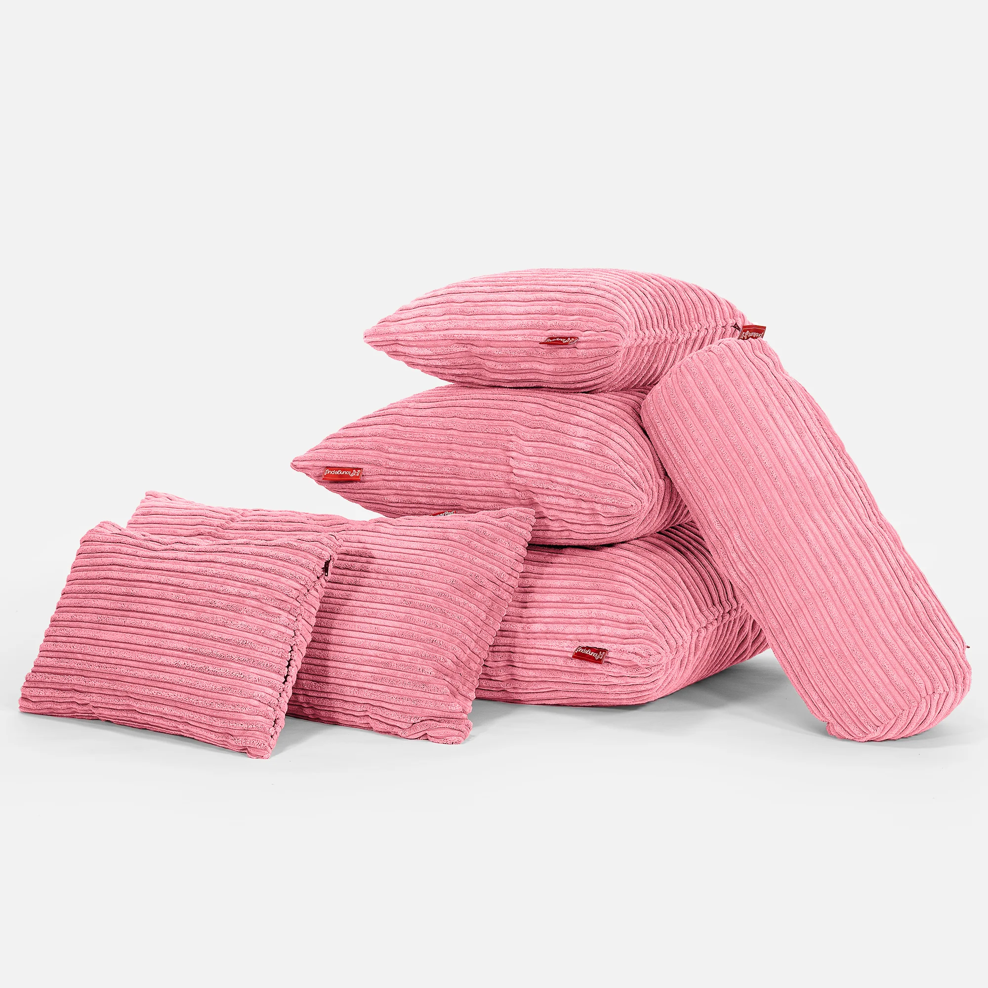 Dekokissen / Sofa Kissenbezug 35 x 50cm - Cord Koralle - Image 4