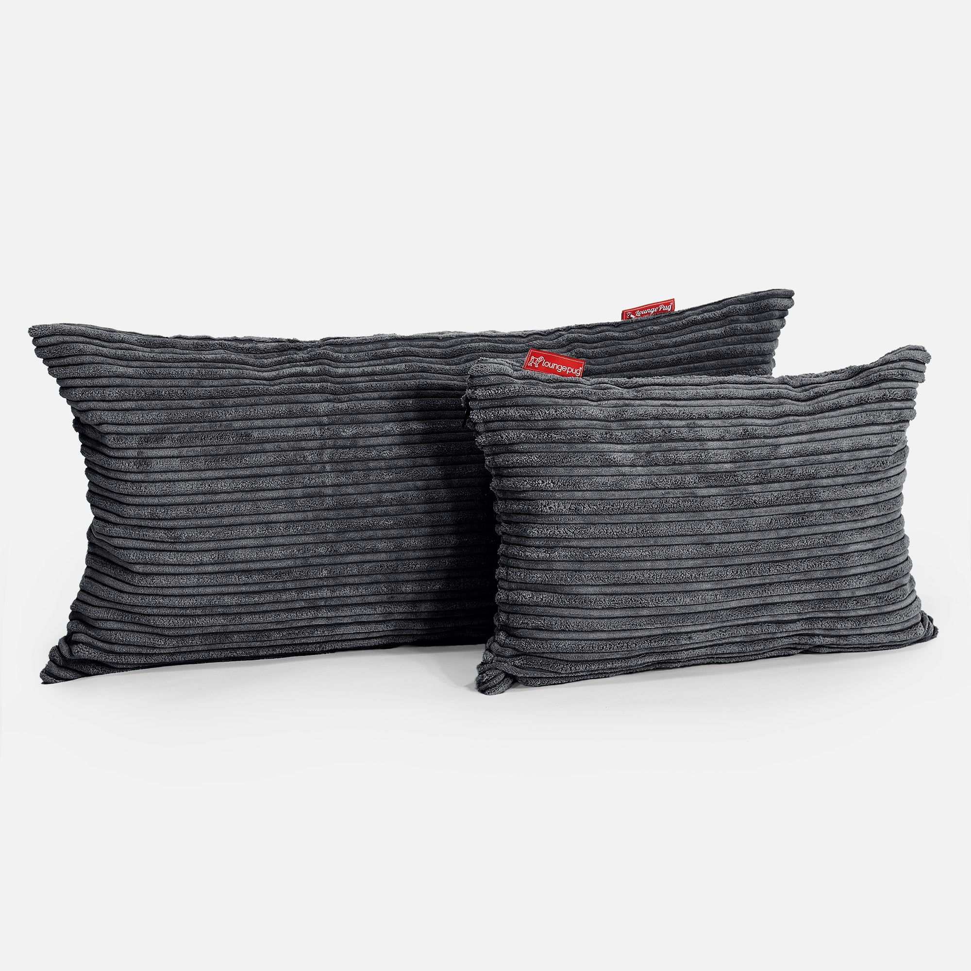 Dekokissen / Sofa Kissenbezug 35 x 50cm - Cord Schwarz - Image 3