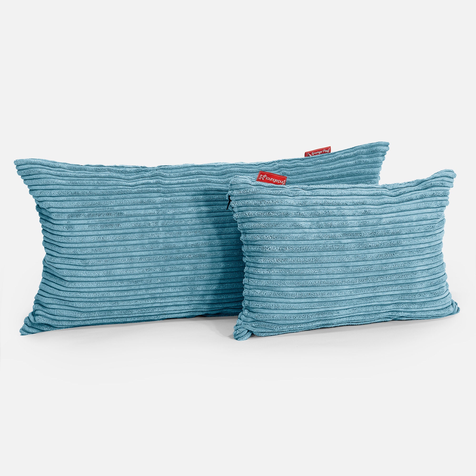 Dekokissen / Sofa Kissenbezug 35 x 50cm - Cord Türkis - Image 3