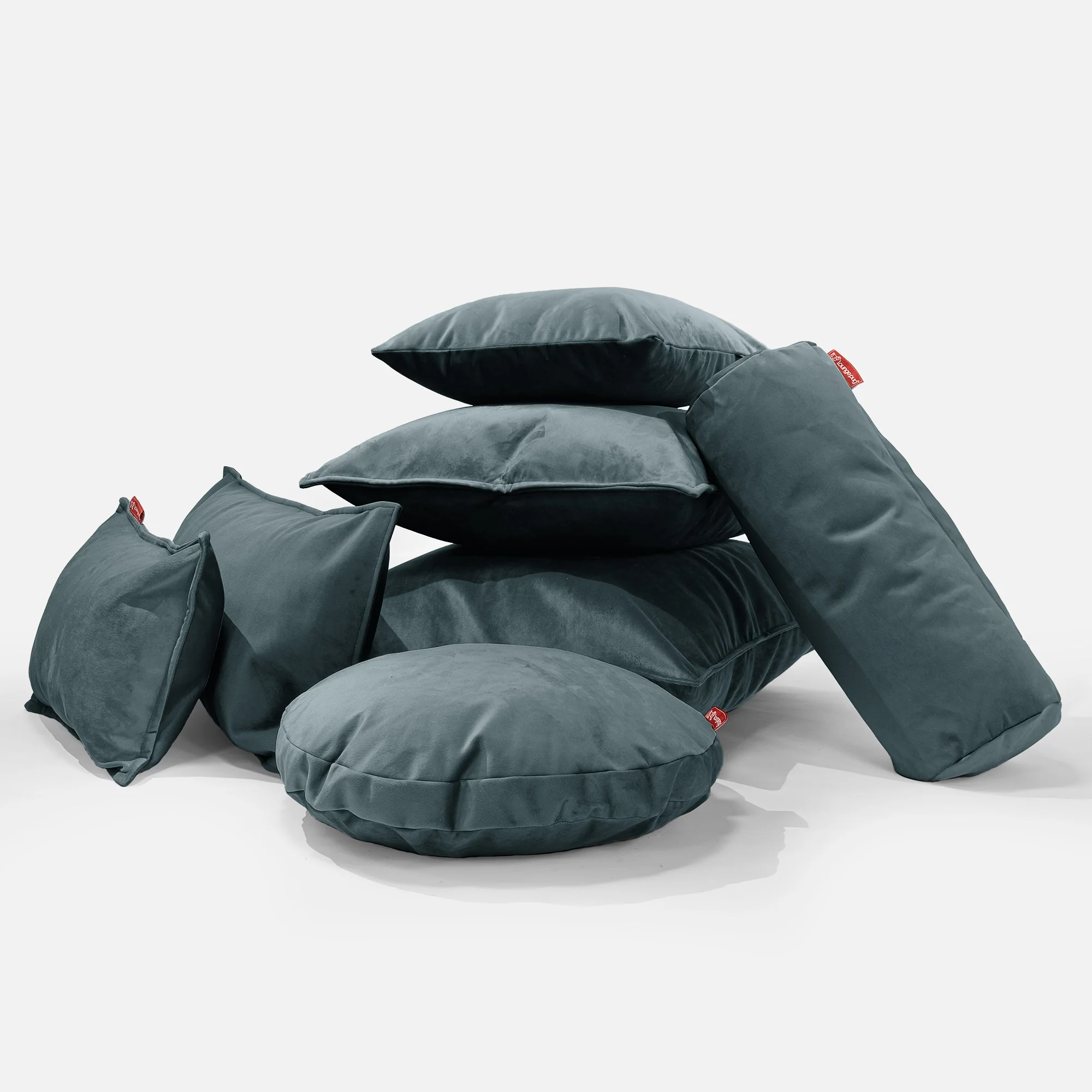 Dekokissen / Sofa Kissenbezug 35 x 50cm - Samt Türkis - Image 4