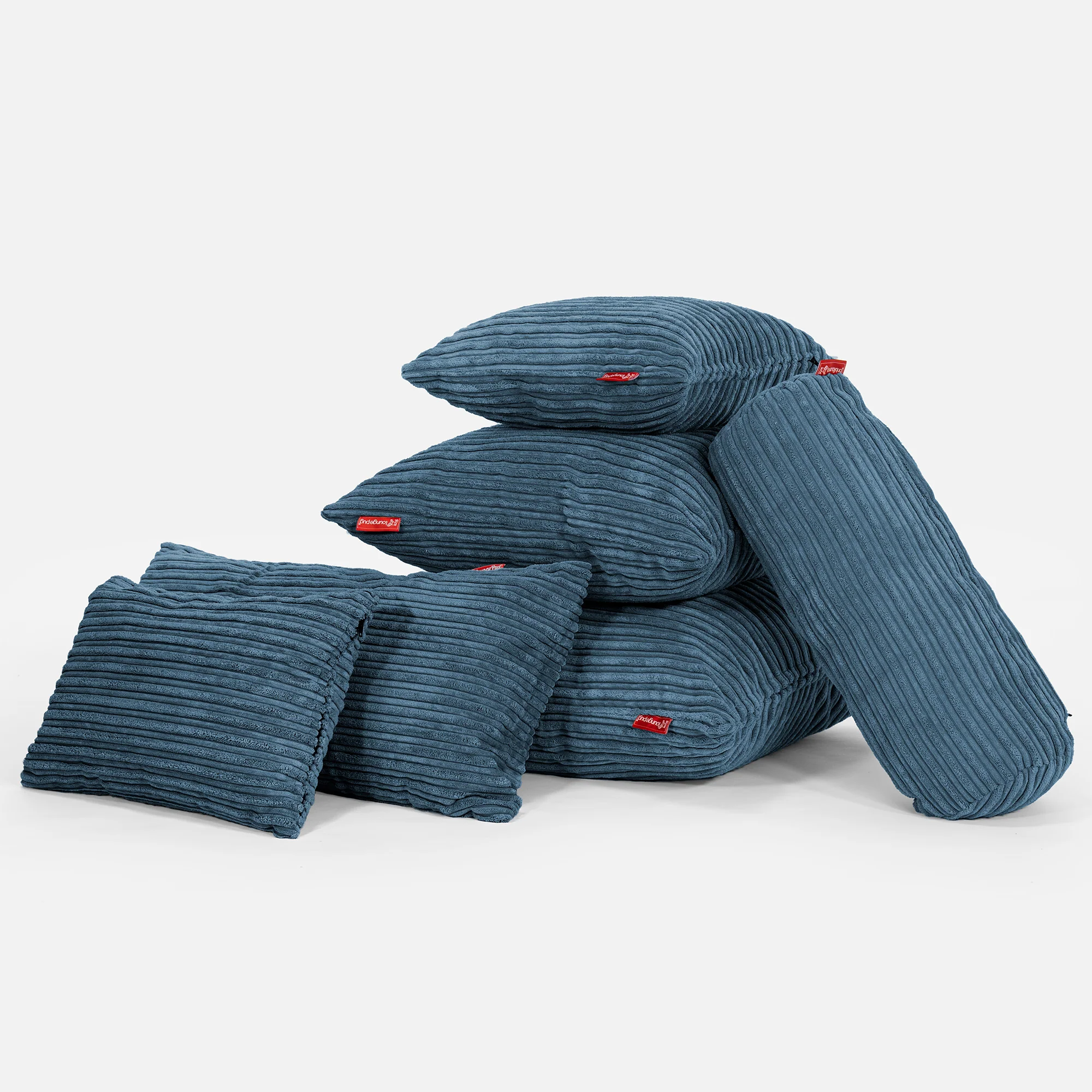 Dekokissen / Sofa Kissenbezug 47 x 47cm - Cord Marineblau - Image 4