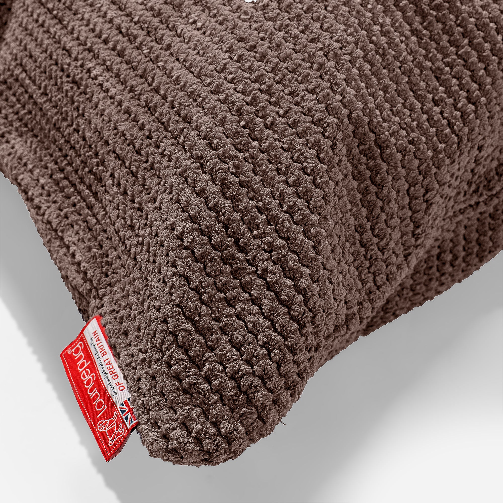 Dekokissen / Sofa Kissenbezug 47 x 47cm - Pom-Pom Schoko - Image 3
