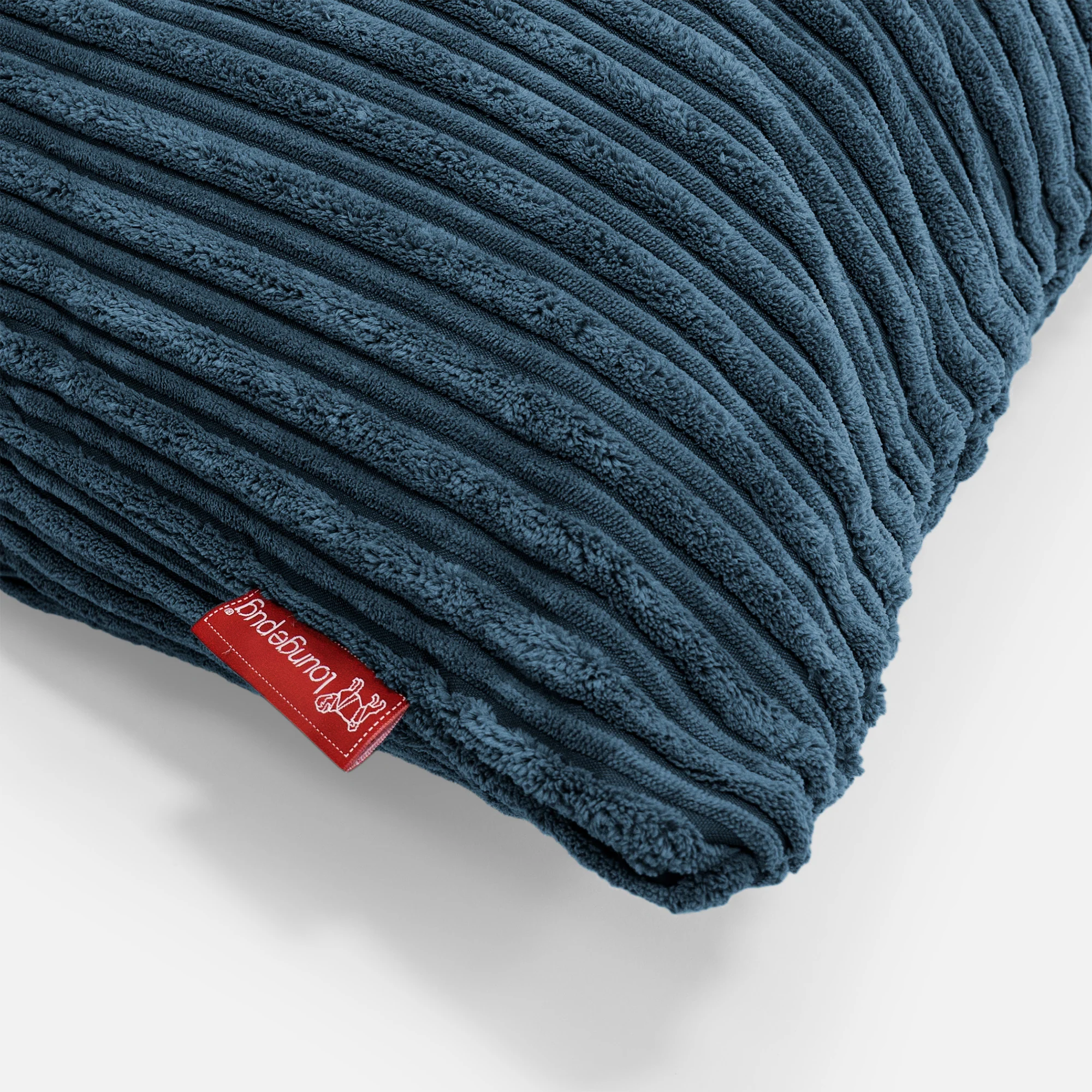 Dekokissen / Sofa Kissenbezug Rund 50cm - Cord Marineblau - Image 2