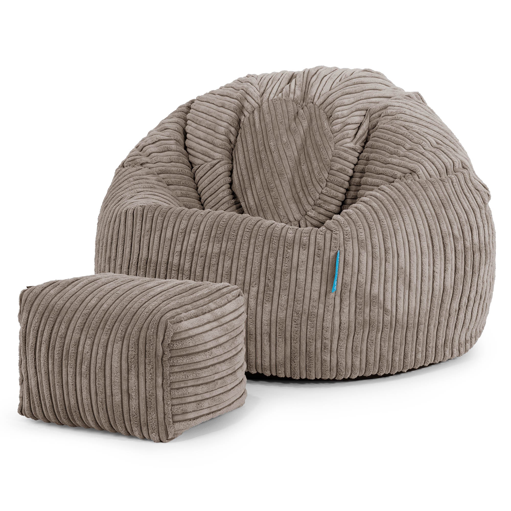 Klassicher Kindersessel Sitzsack 1-5 jahren - Cord Beigegrau - Image 2