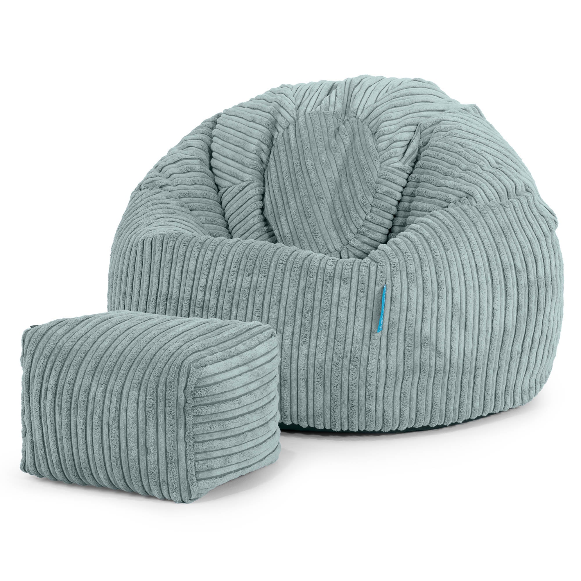 Klassicher Kindersessel Sitzsack 1-5 jahren - Cord Mintgrün - Image 2
