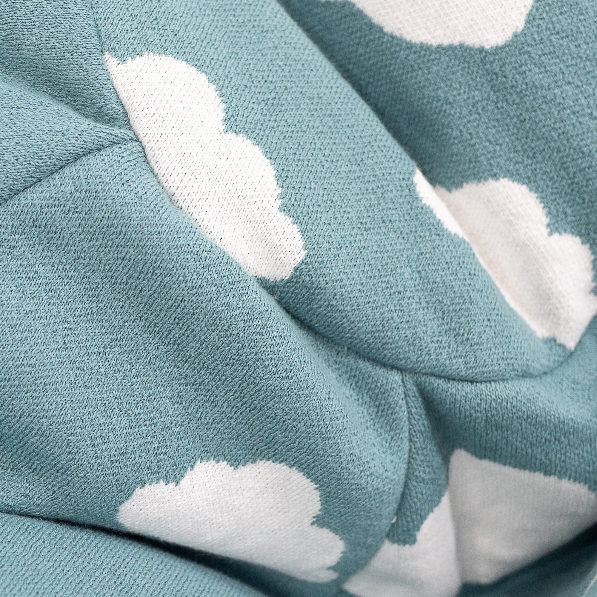 Klassicher Kindersessel Sitzsack 1-5 jahren - Gestrickte Wolke Blau - Image 3