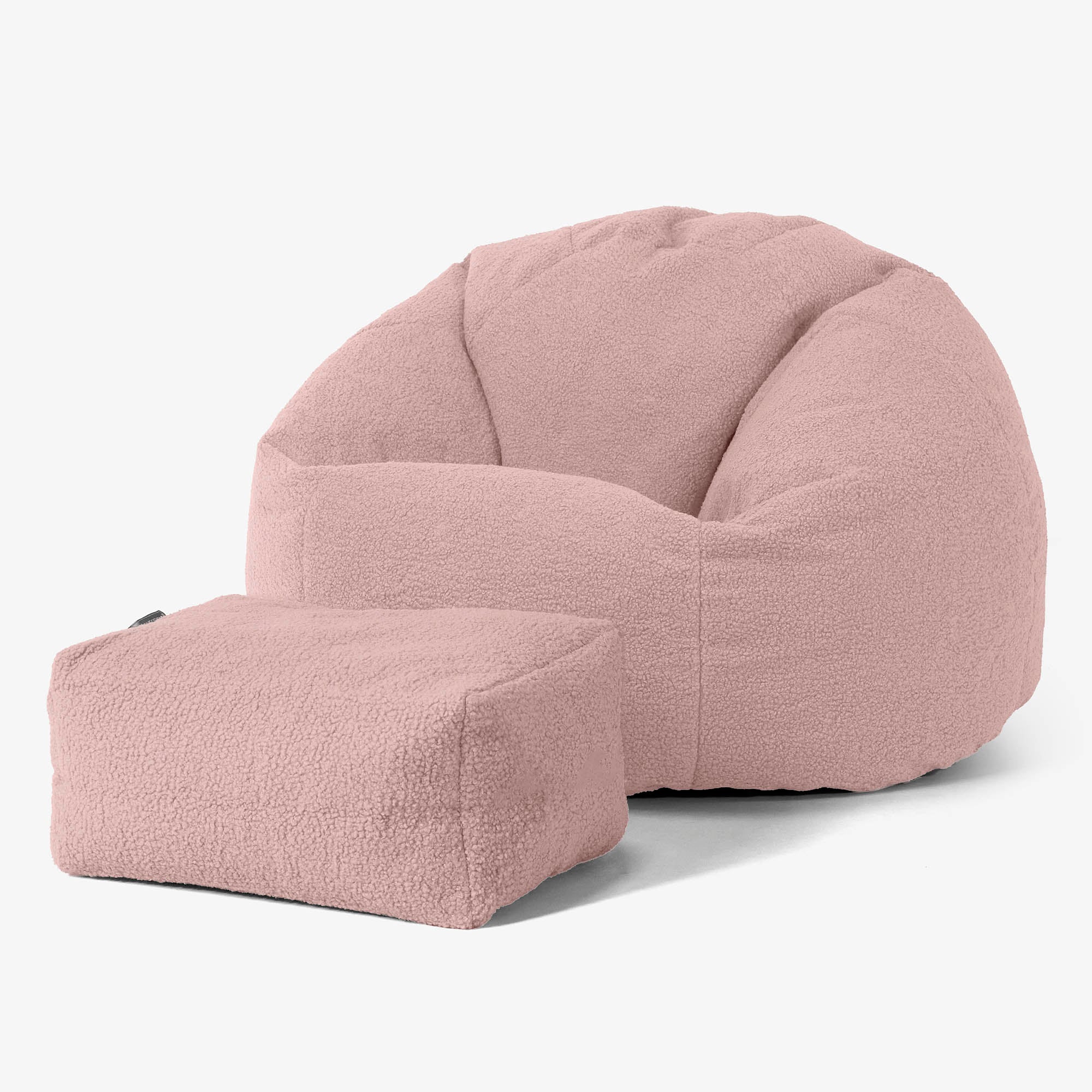 Klassischer Sitzsack Sessel - Bouclé Pink - Image 2