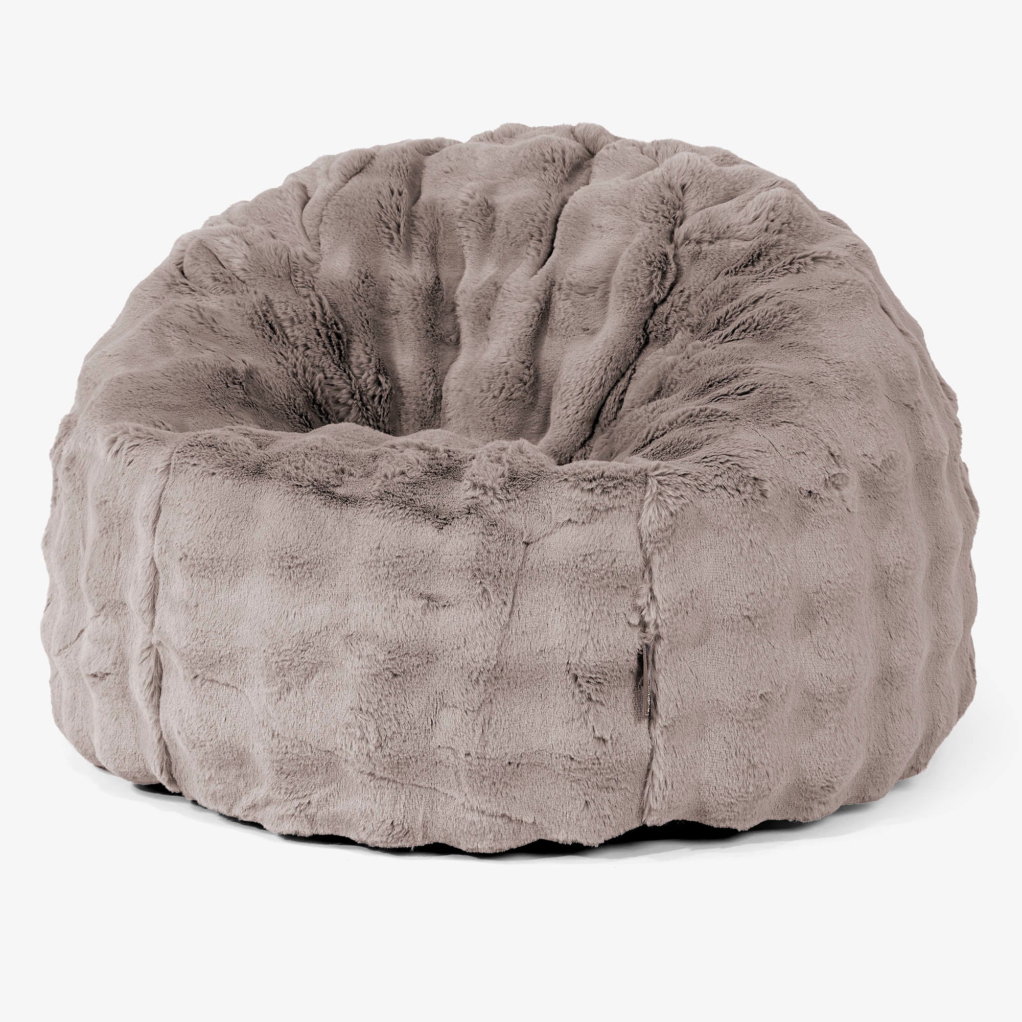Klassischer Sitzsack Sessel - Bubble Pelz Nerzfarben - Image 2