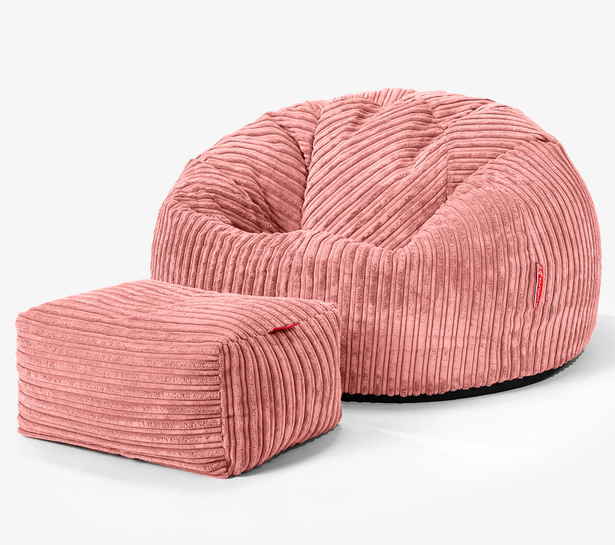 Klassischer Sitzsack Sessel - Cord Pfirsich - Image 2