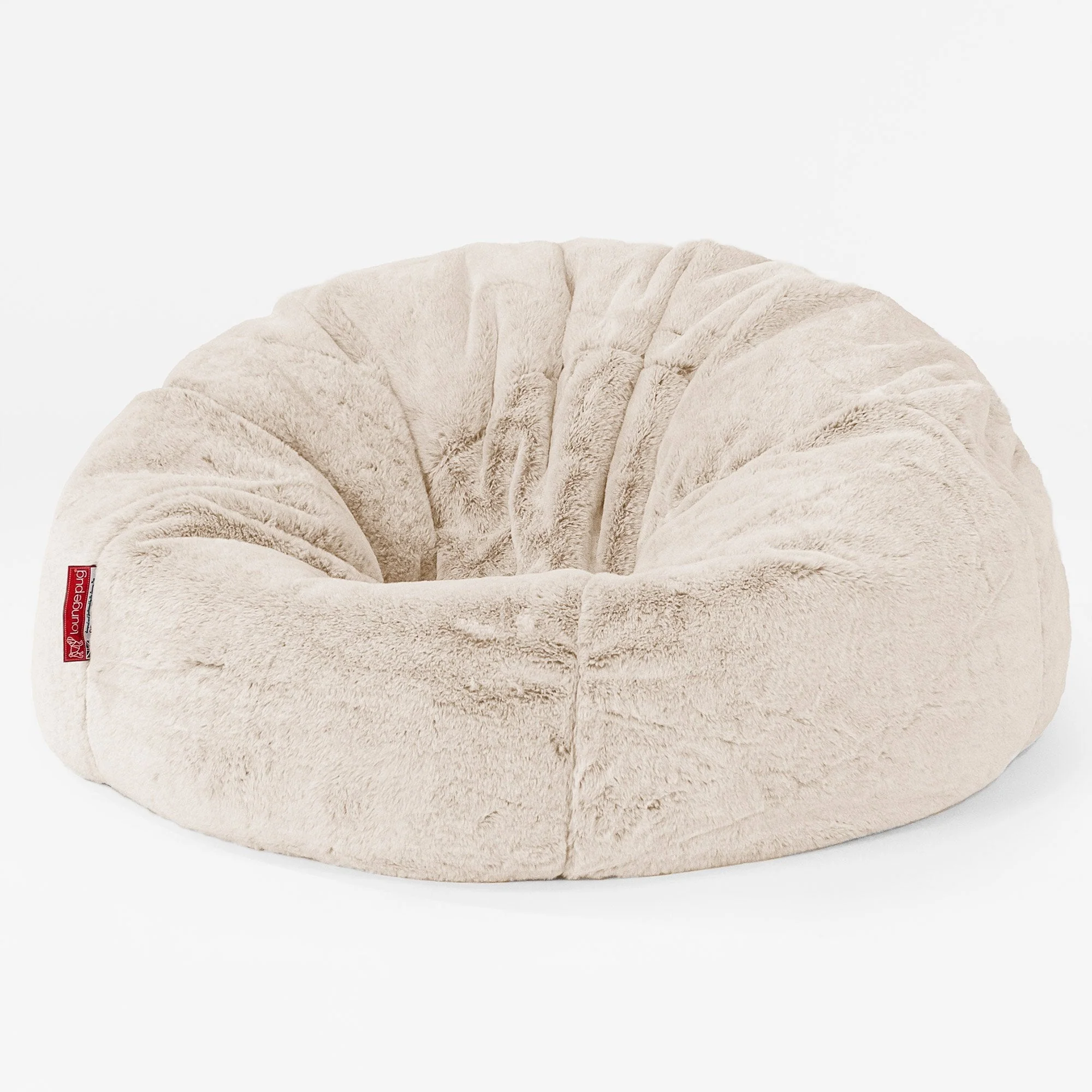 Klassischer Sitzsack Sessel Ersatz Bezug - Kaninchen Kunstfell - Image 5