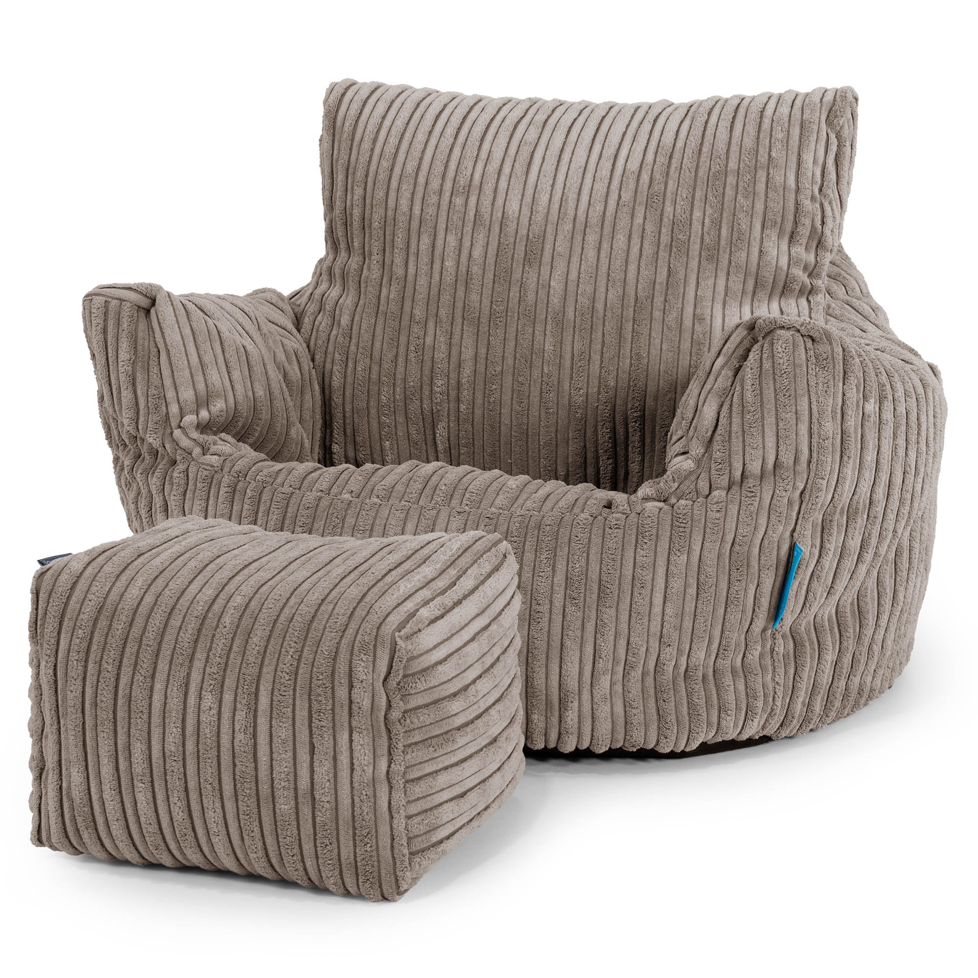 Klein Kindersessel Sitzsack 1-3 jahren - Cord Beigegrau - Image 2