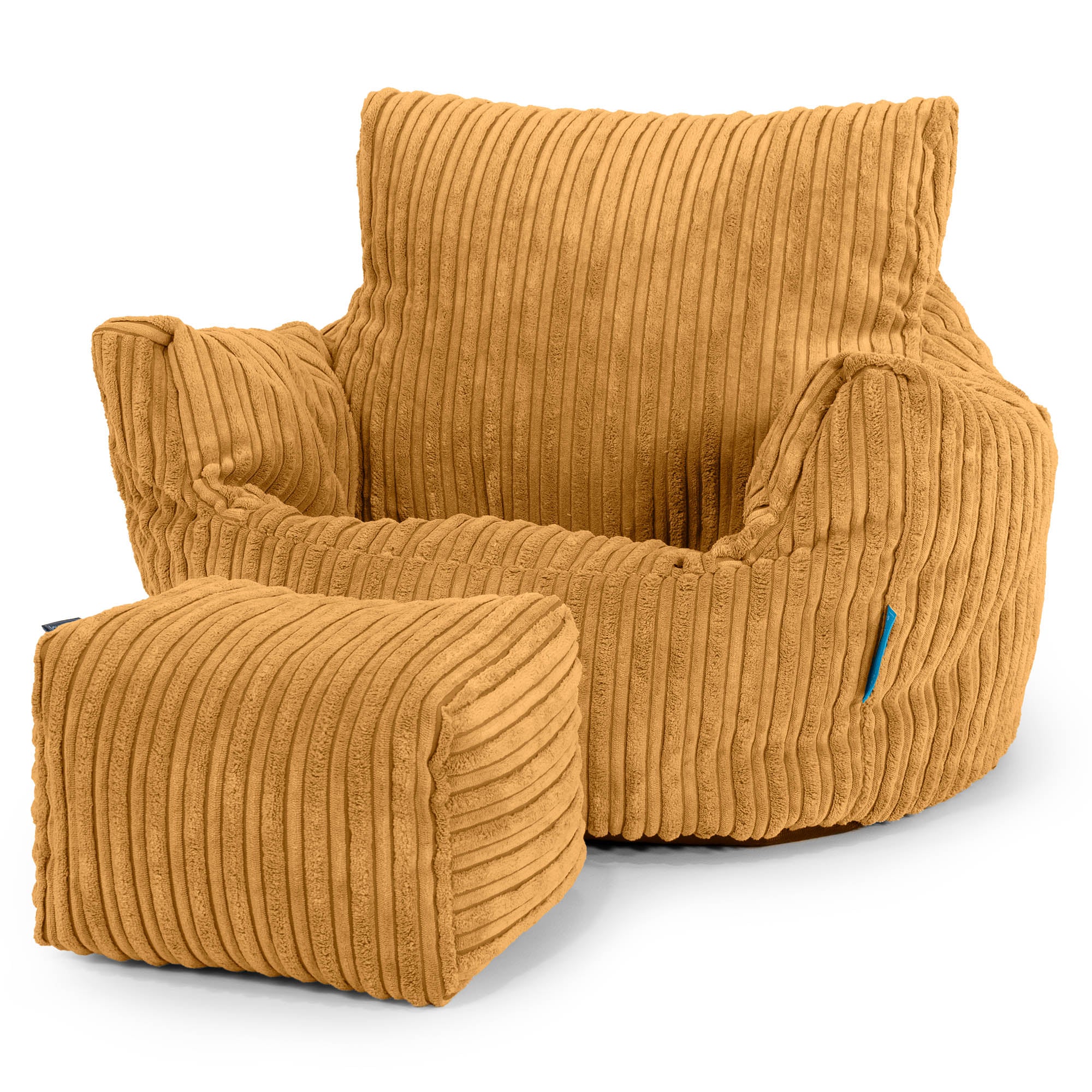 Klein Kindersessel Sitzsack 1-3 jahren - Cord Goldhonig - Image 2