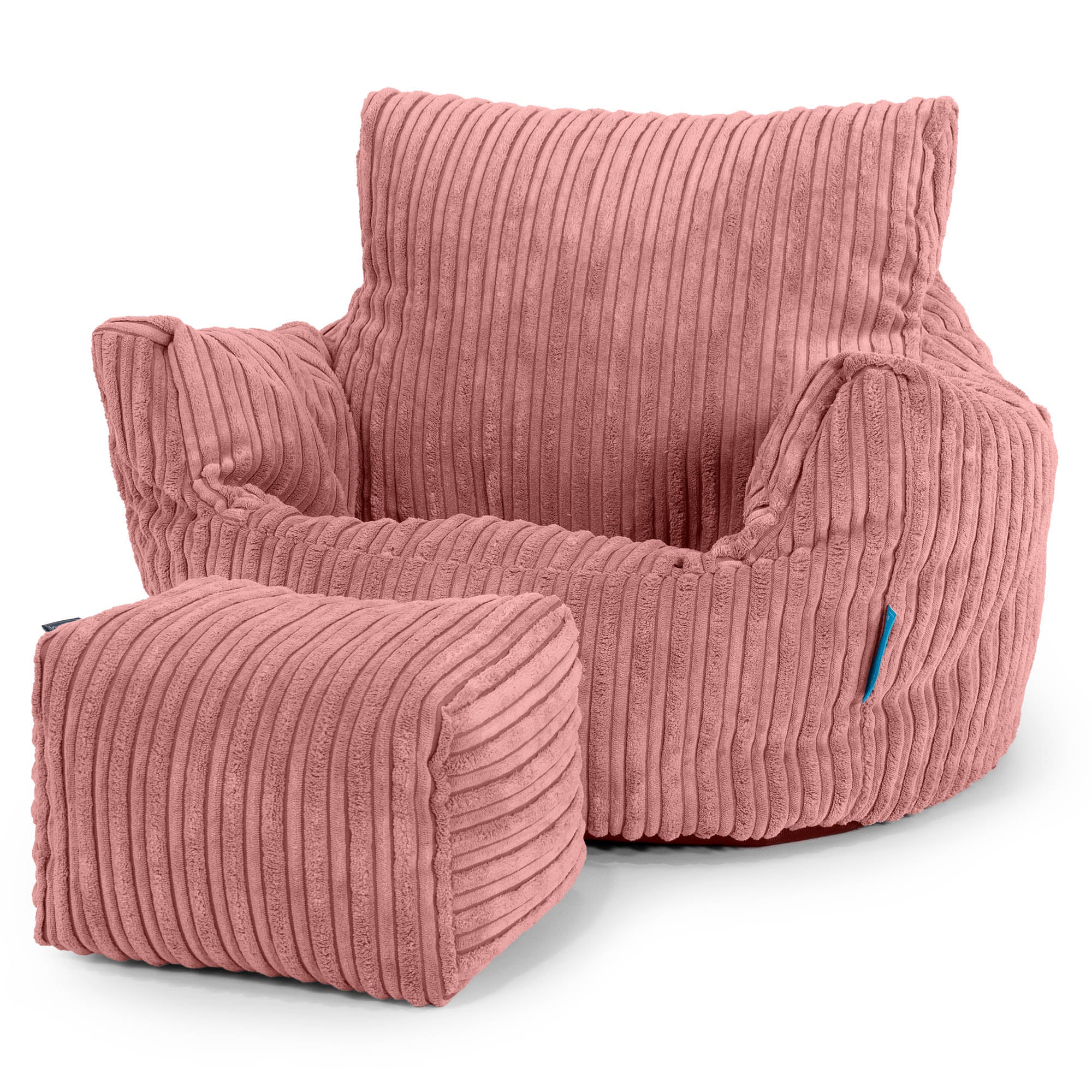 Klein Kindersessel Sitzsack 1-3 jahren - Cord Pfirsich - Image 2