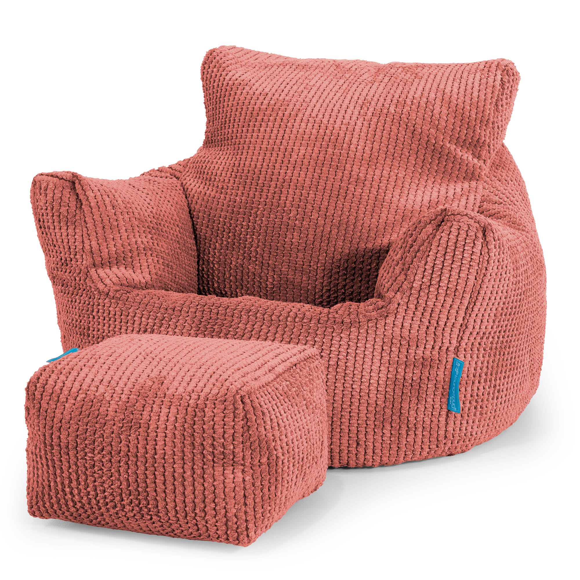 Klein Kindersessel Sitzsack 1-3 jahren - Pom Pom Kurbisorange - Image 2