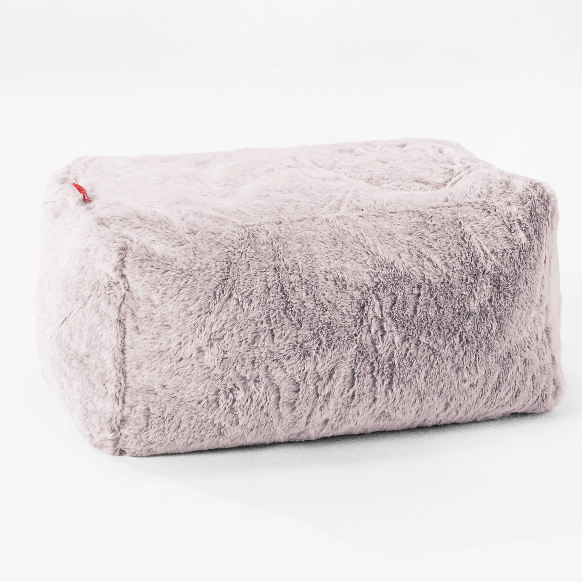 Kleiner Fußhocker Ersatz Bezug - Kaninchen Kunstfell - Image 2