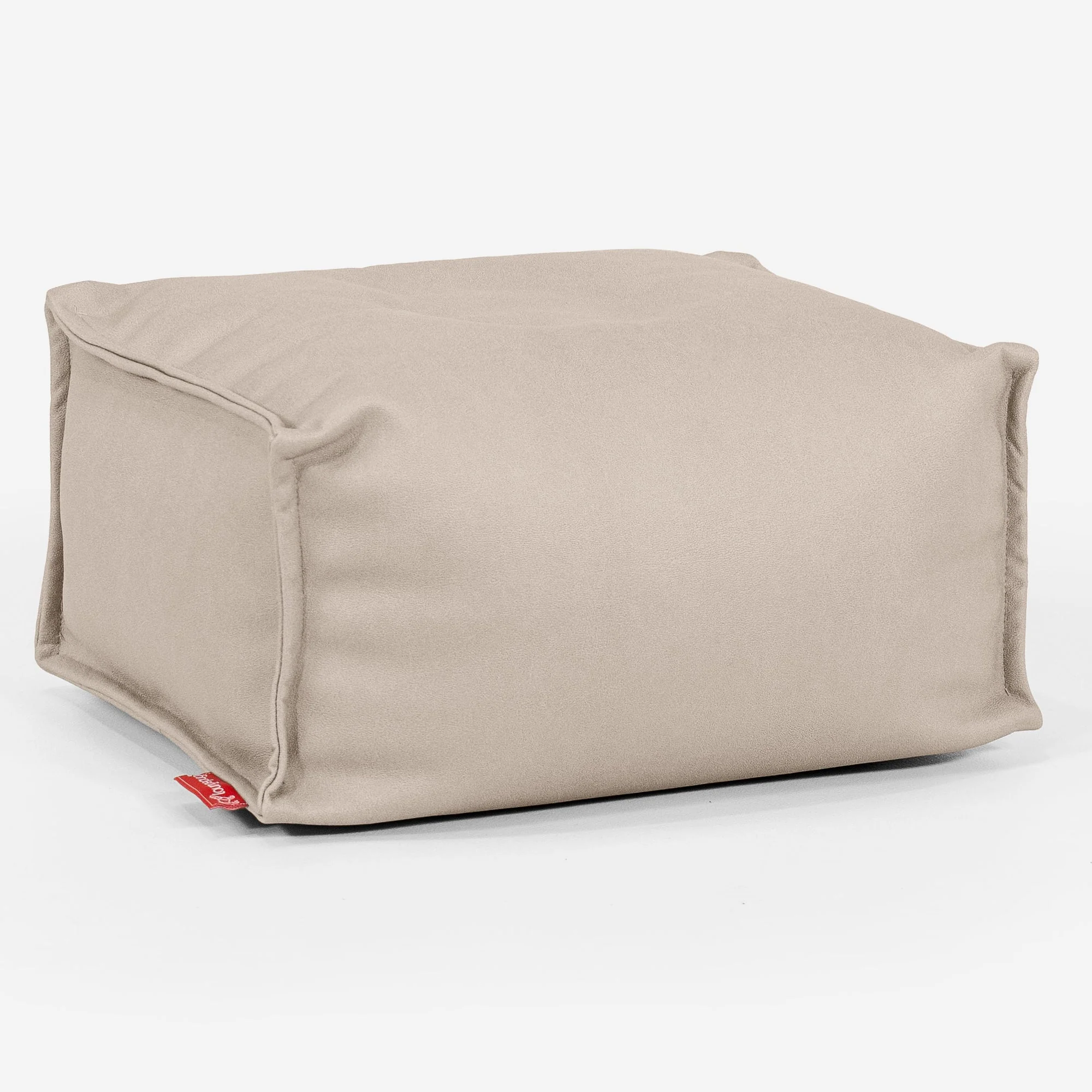 Kleiner Fußhocker Ersatz Bezug - Veganes Leder - Image 5