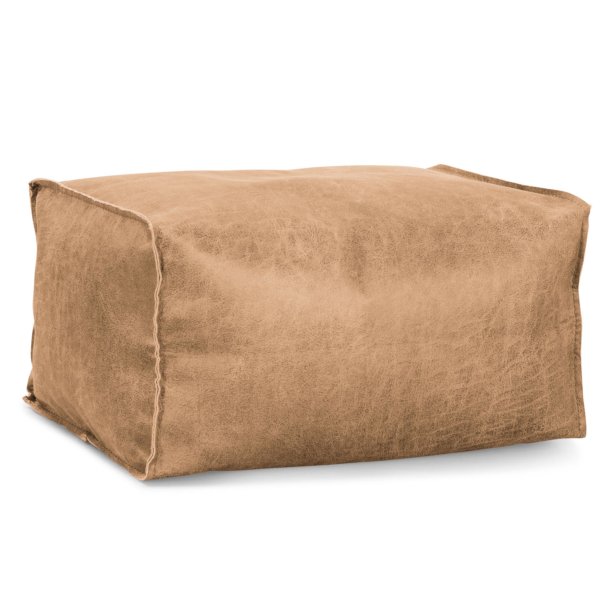 Kleiner Fußhocker Ersatz Bezug - Vintage Leder - Image 2