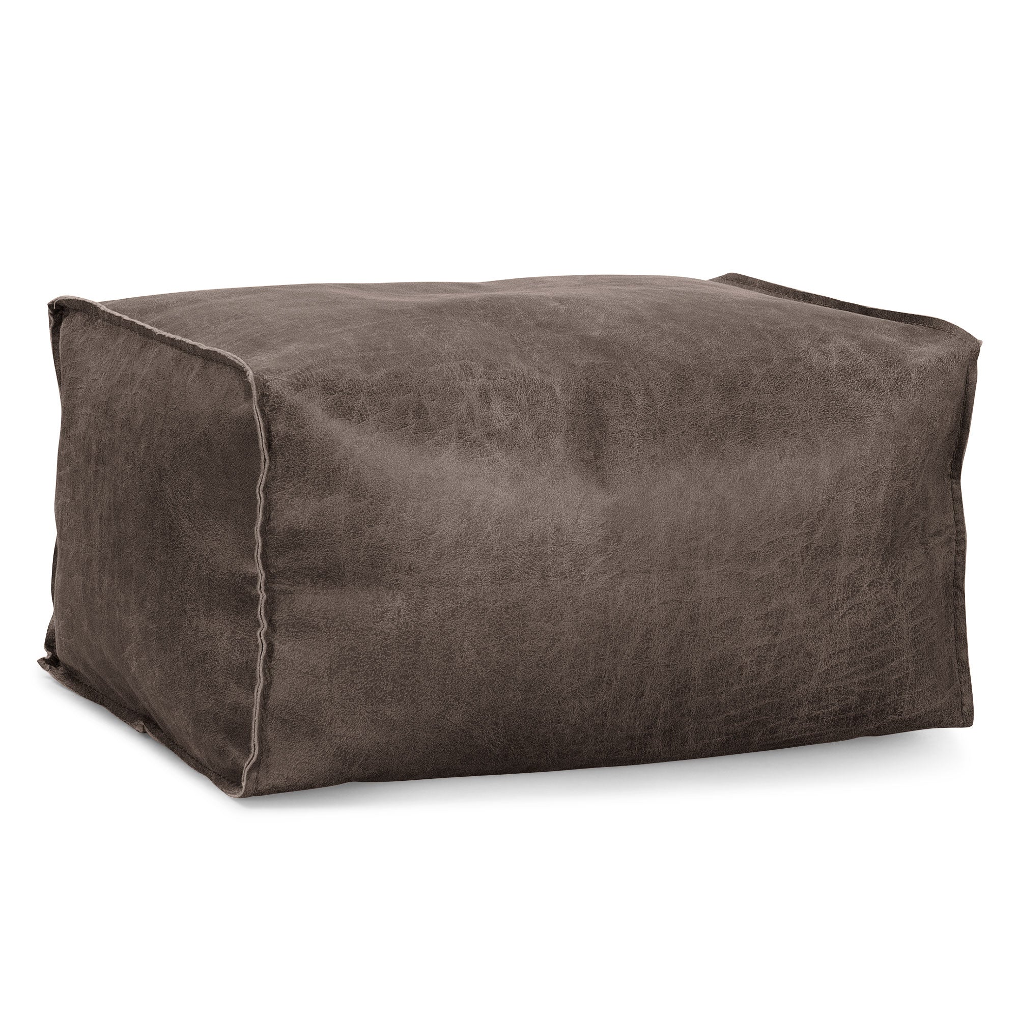 Kleiner Fußhocker Ersatz Bezug - Vintage Leder - Image 3