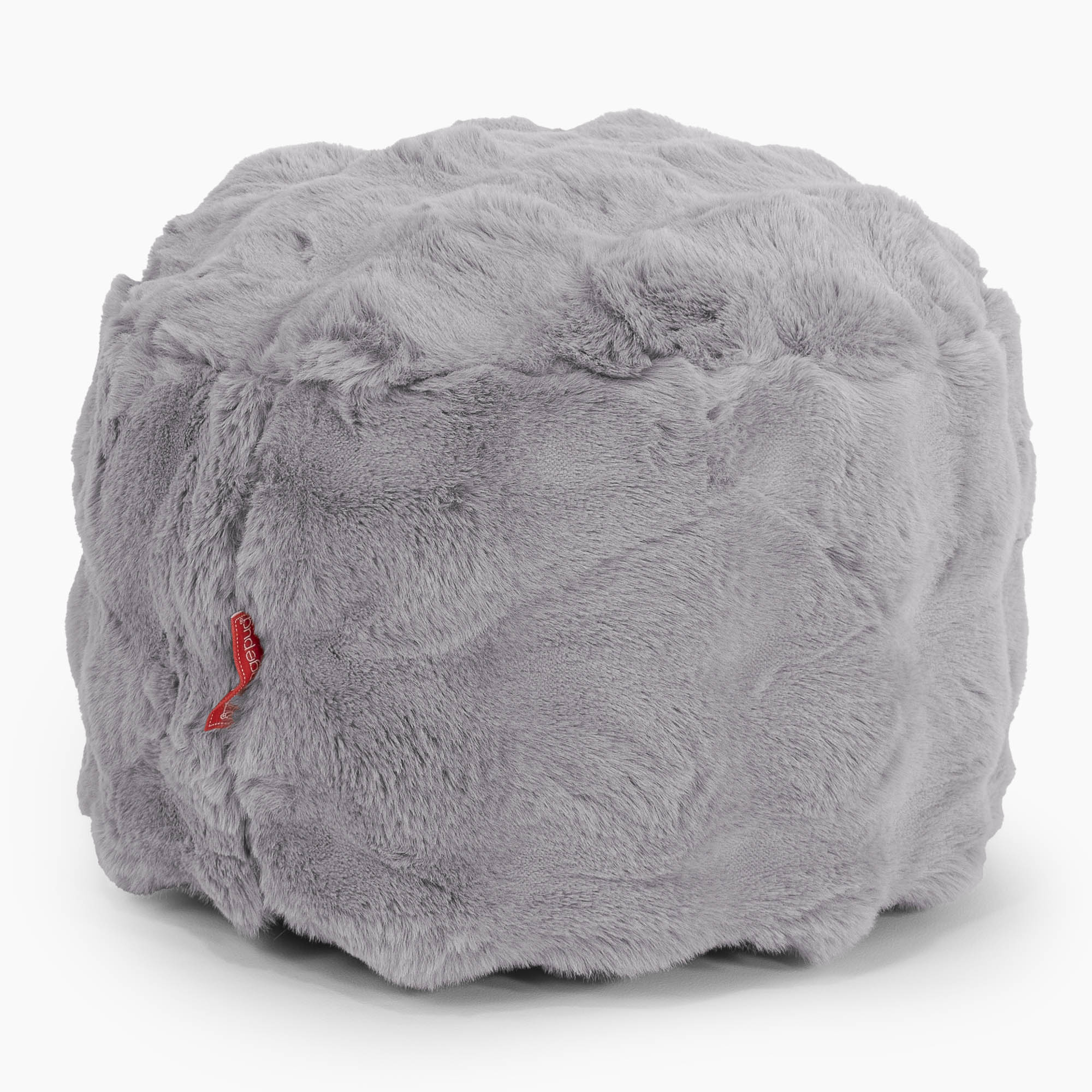 Kleiner runder Fußhocker Ersatz Bezug - Bubble Pelz - Image 2