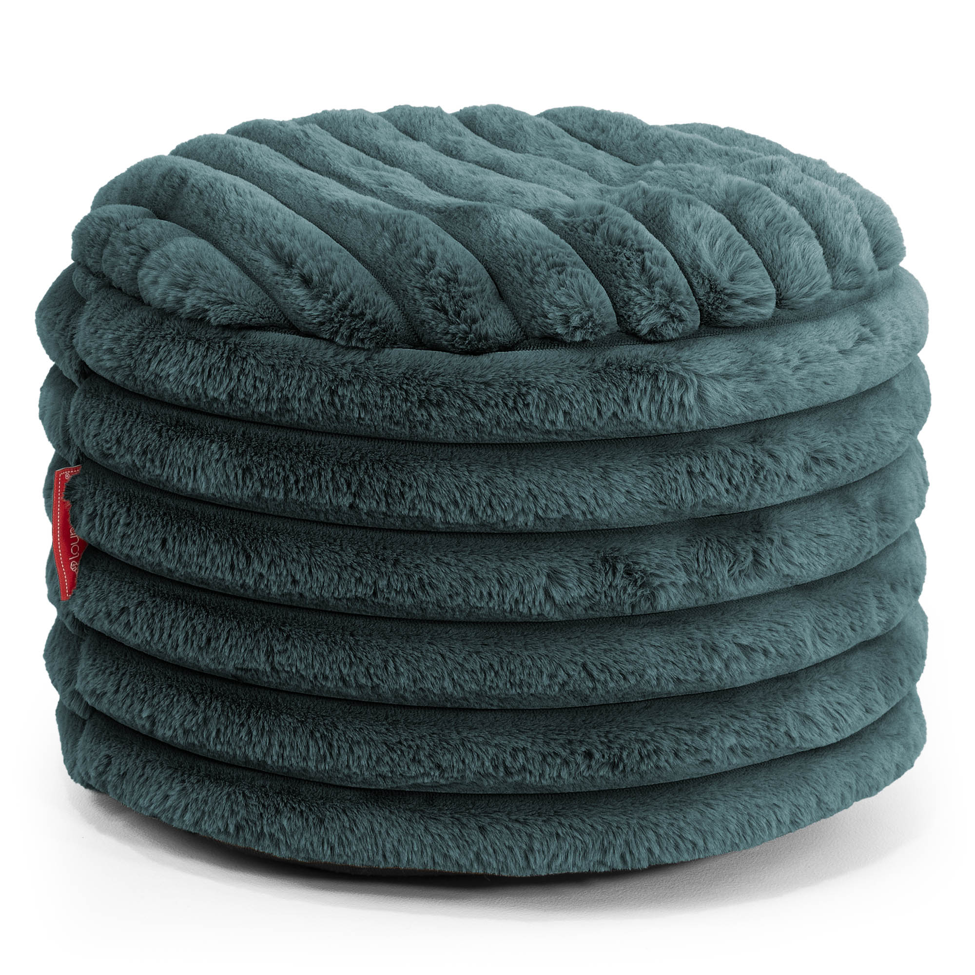 Kleiner runder Fußhocker Ersatz Bezug - Ultra Plüsch Cord - Image 8