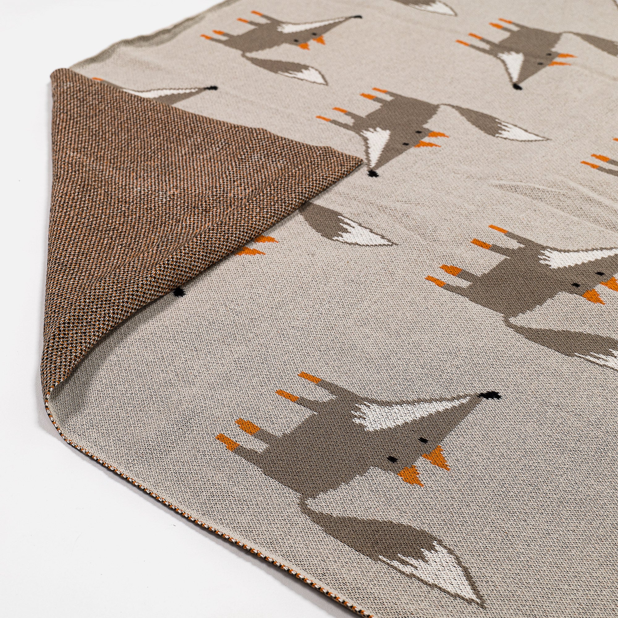 Kuscheldecke / Tagesdecke - Gestrickte Fuchs - Image 3