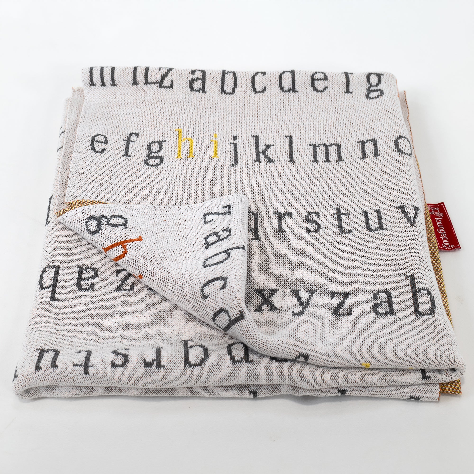 Kuscheldecke / Tagesdecke - Gestrickte Alphabet - Image 3