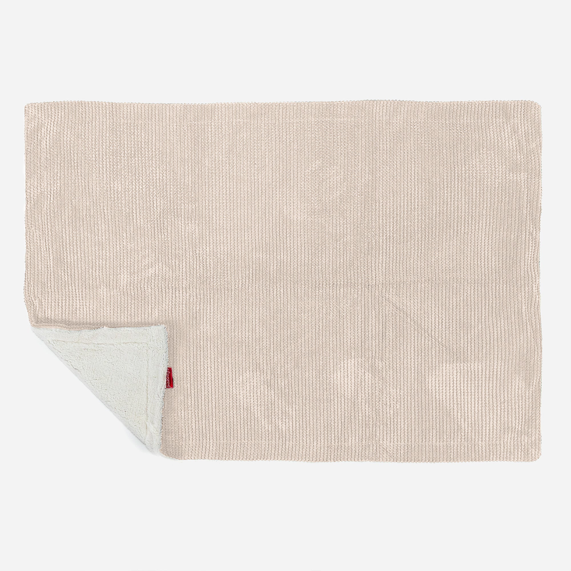 Sherpa-Decke - Pom-Pom Creme - Image 3