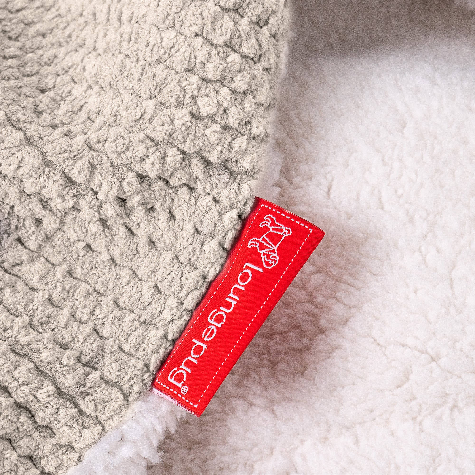 Sherpa-Decke - Pom-Pom Creme - Image 4