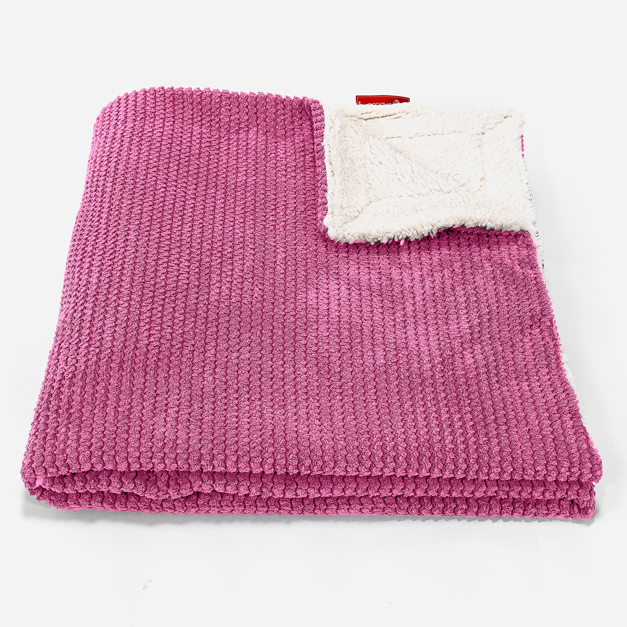 Sherpa-Decke - Pom-Pom Pink - Image 2