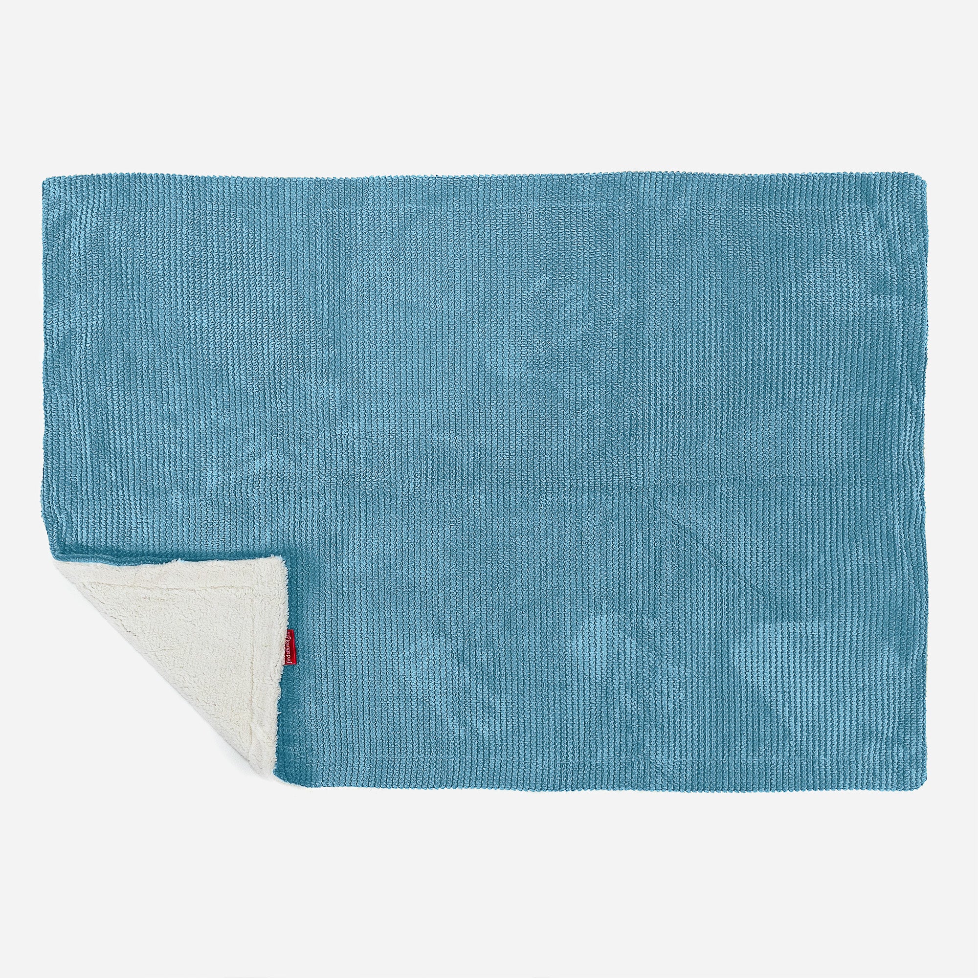 Sherpa-Decke - Pom-Pom Türkis - Image 3