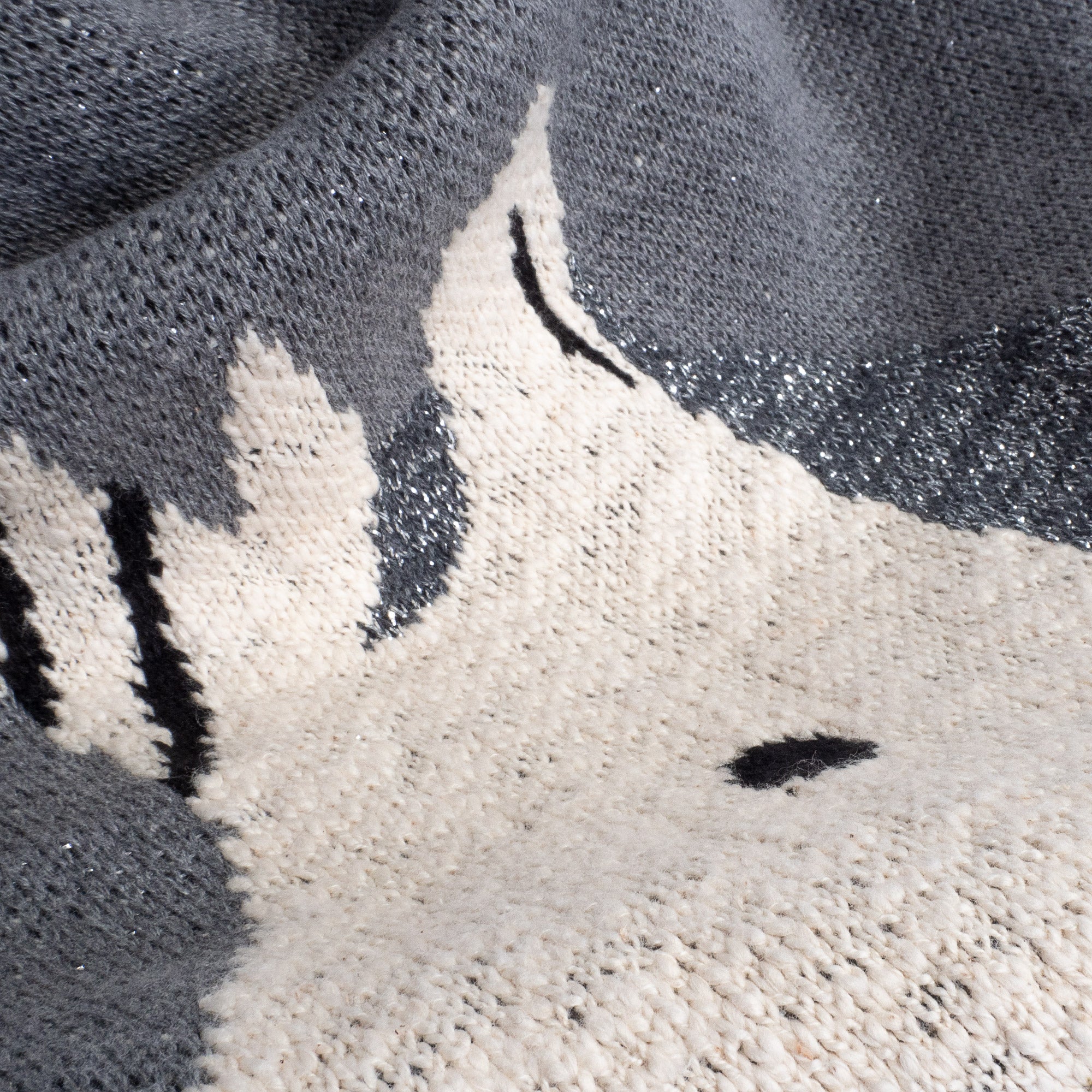 Kuscheldecke / Tagesdecke - Gestrickte Solo Einhorn - Image 5