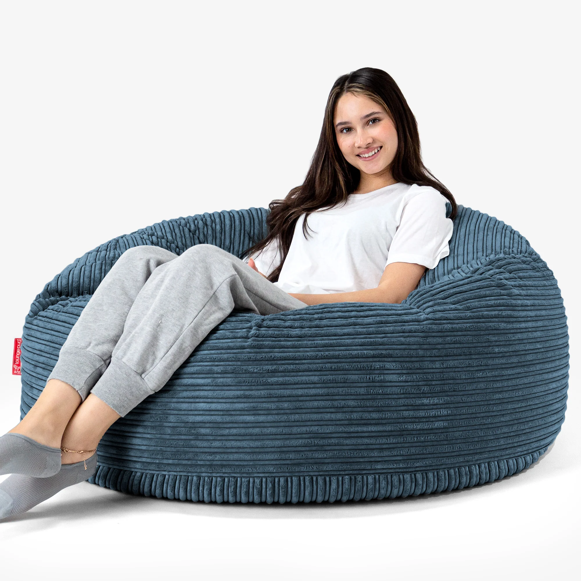 Mammoth Sofa Sitzsack XXL - Cord Marineblau - Image 2