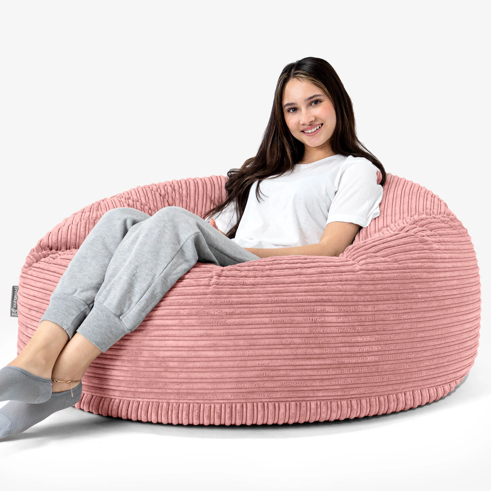 Mammoth Sofa Sitzsack XXL - Cord Pfirsich - Image 2