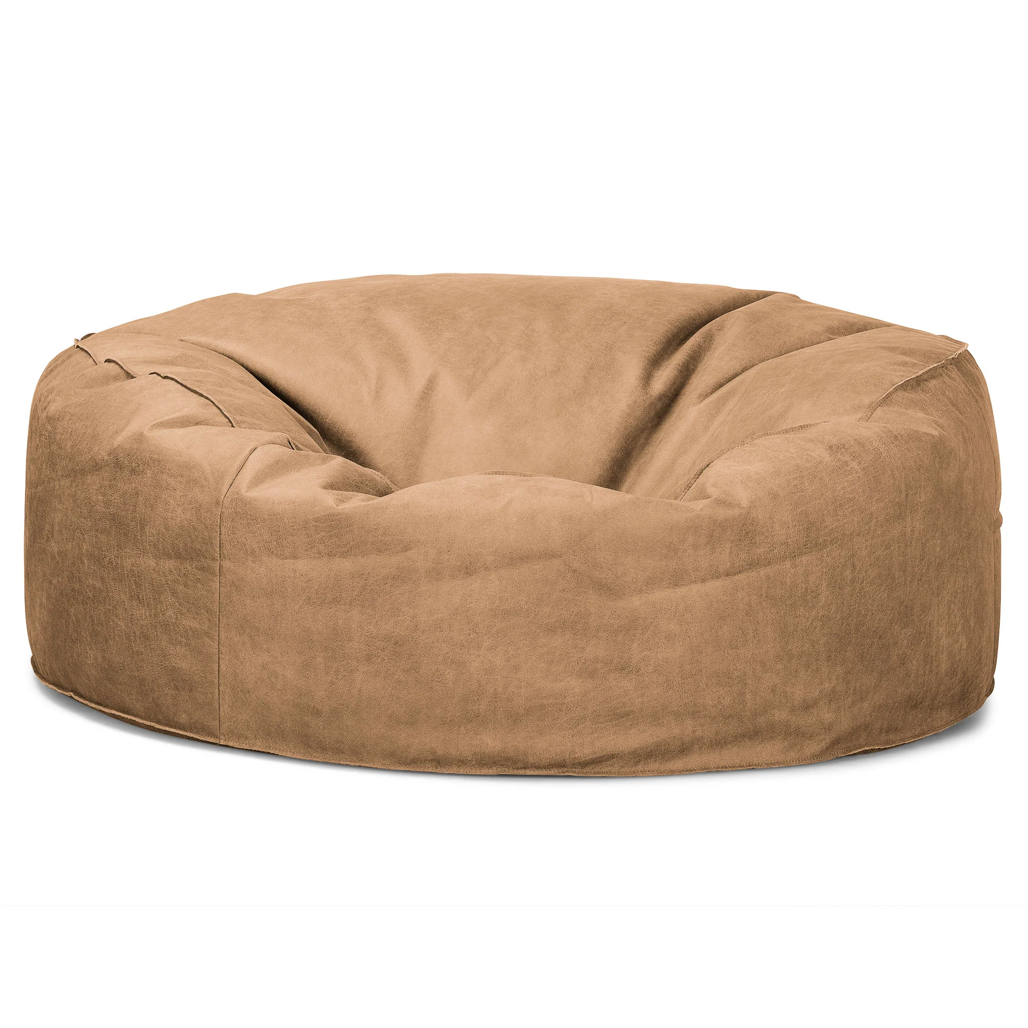 Mammoth Sofa Sitzsack XXL - Vintage Leder Goldbraun - Image 3