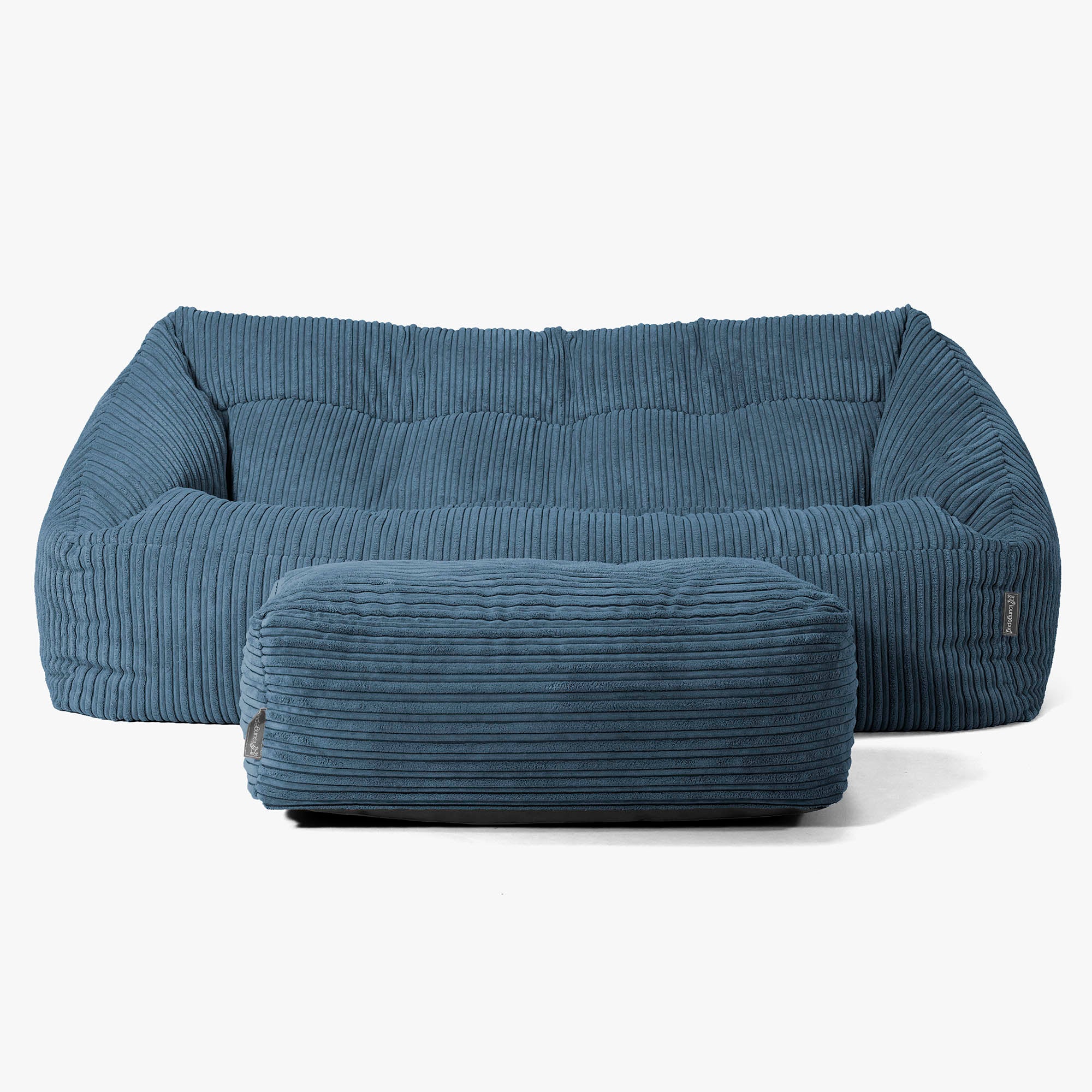 Maya Sitzsack Sofa - Cord Marineblau - Image 2