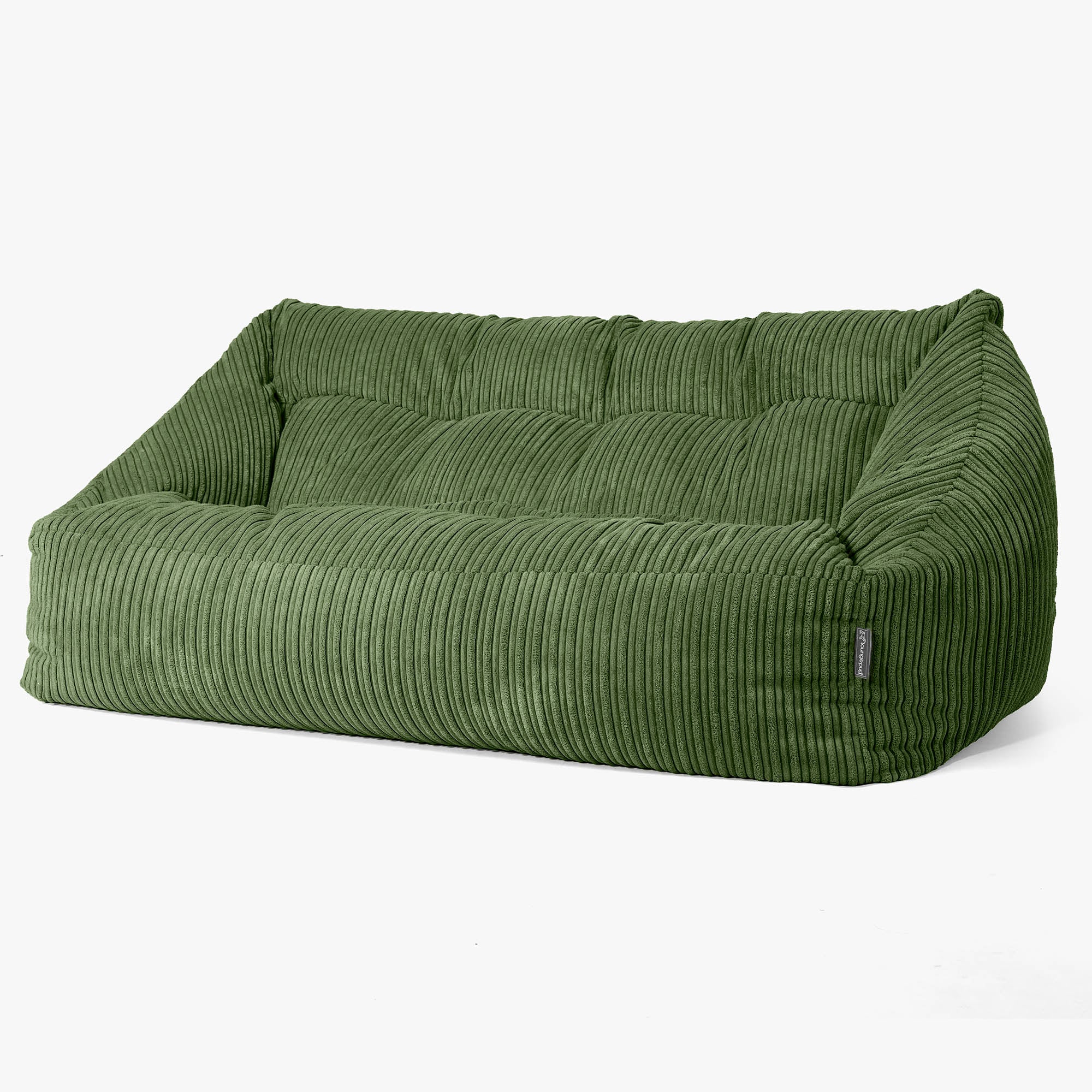 Maya Sitzsack Sofa - Cord Nadelwaldgruen - Image 3